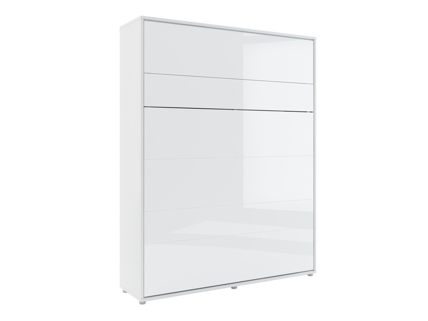 Cama plegable Concept Pro Lenart VII (Blanco brillante + Gris)
