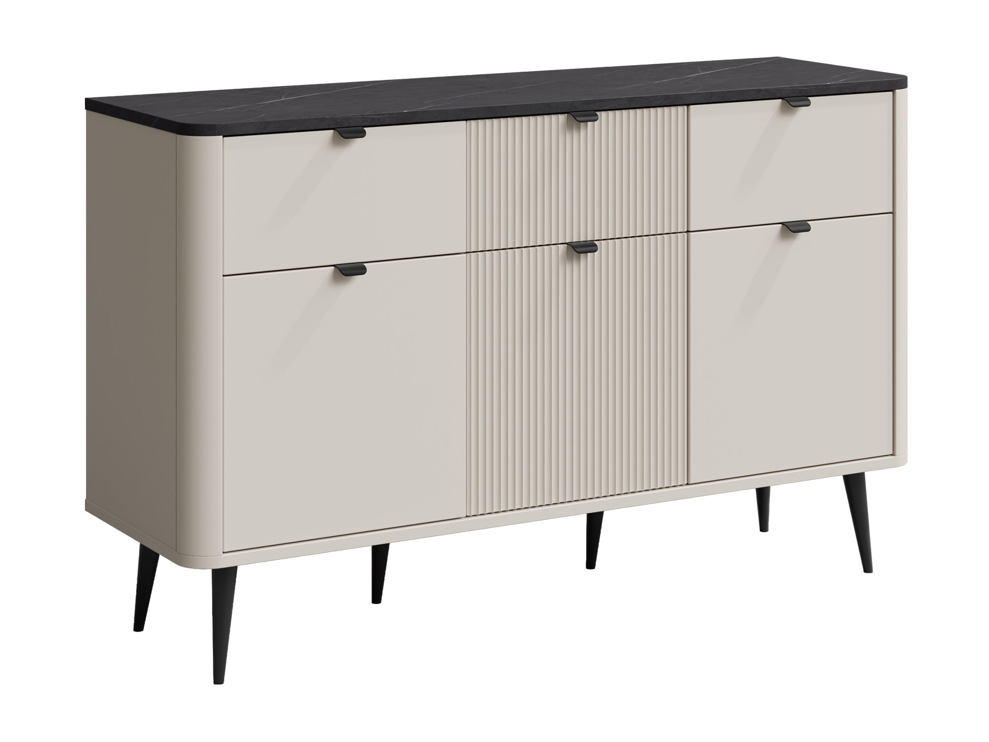 Cómoda Lufela 109 (Cachemira + Mármol gris)