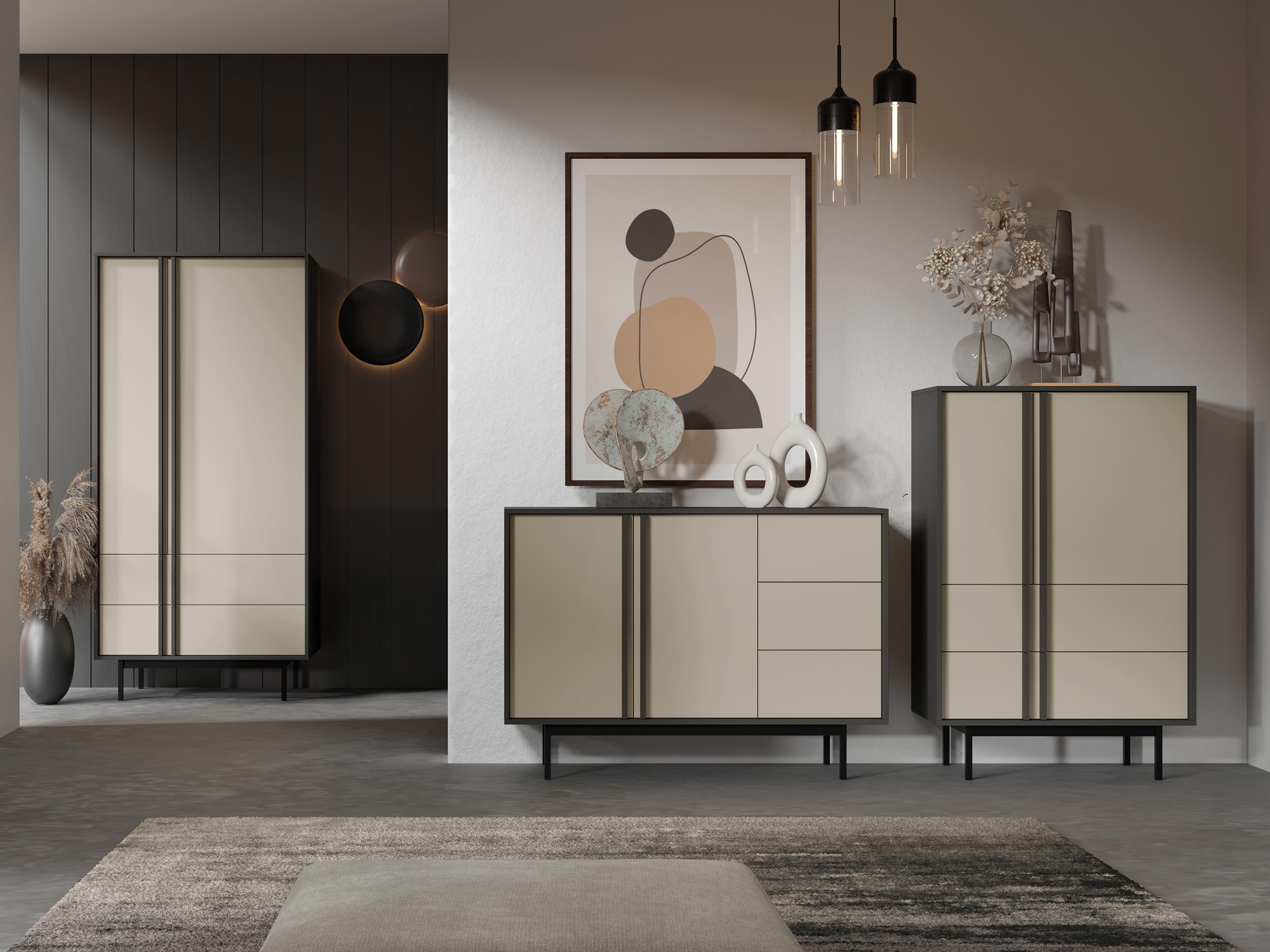 Conjunto de salón Levali 116 (Beige)