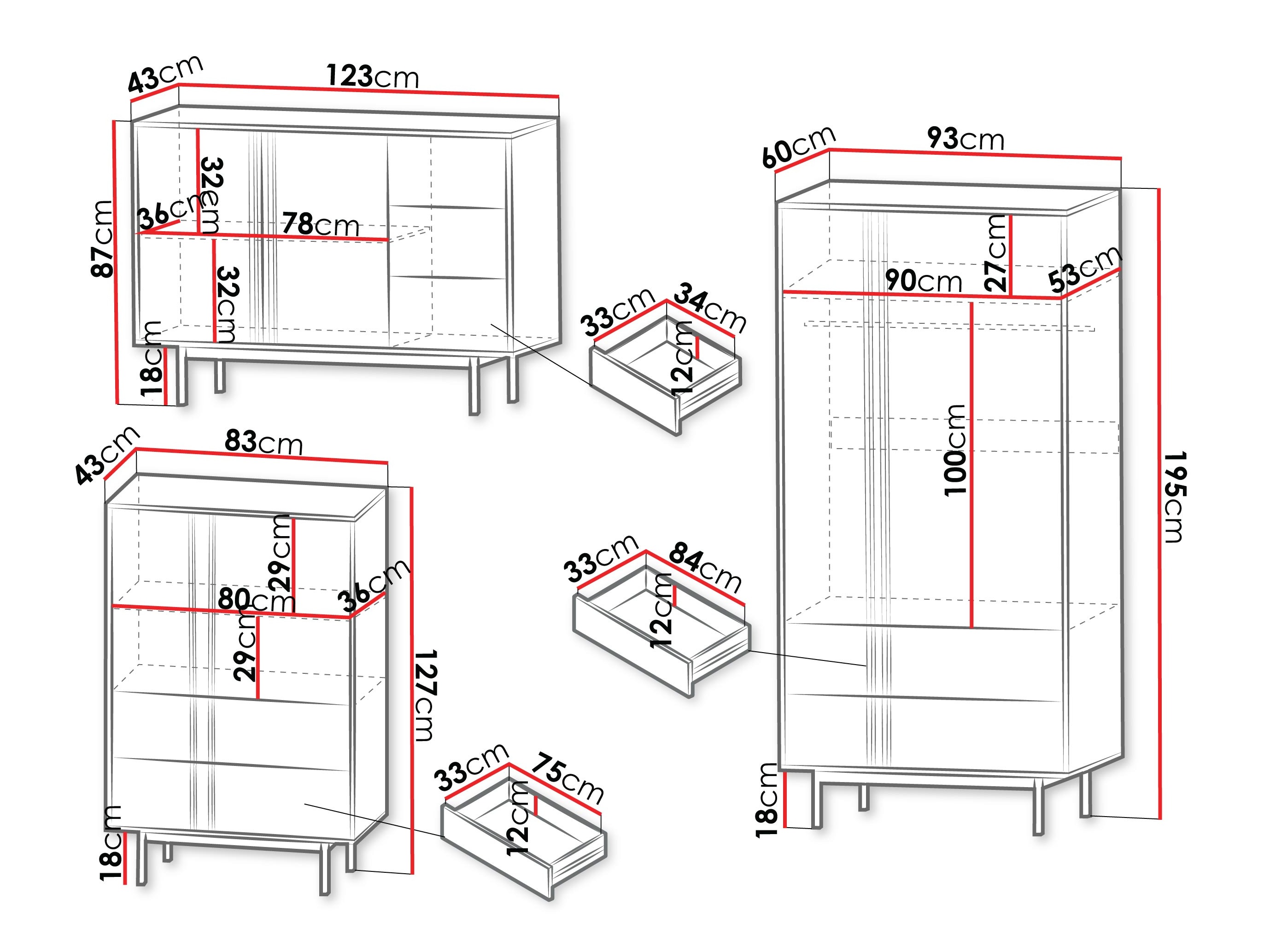 Conjunto de salón Levali 116 (Verde polvoriento)
