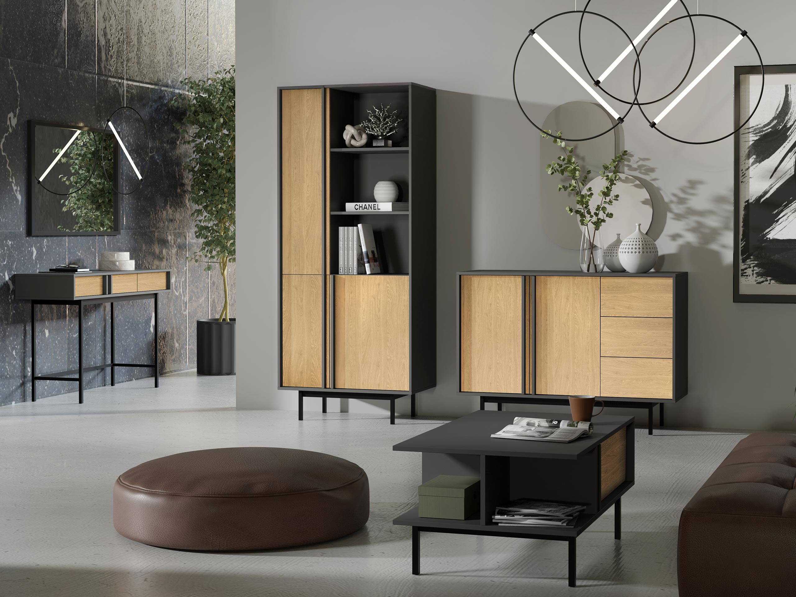 Conjunto de salón Levali 117 (Roble)