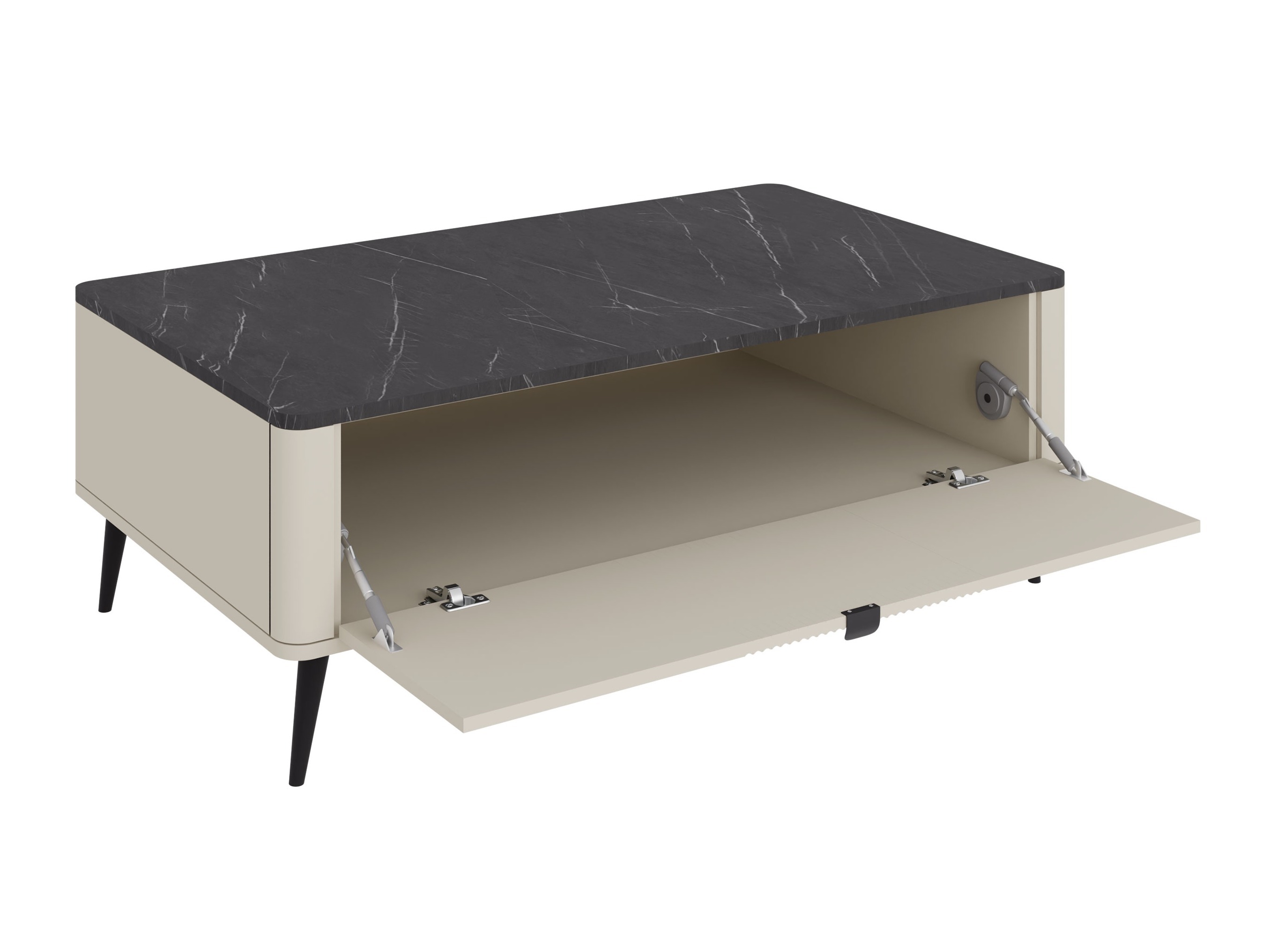 Mesa de centro Lufela 115 (Cachemira + Mármol gris)