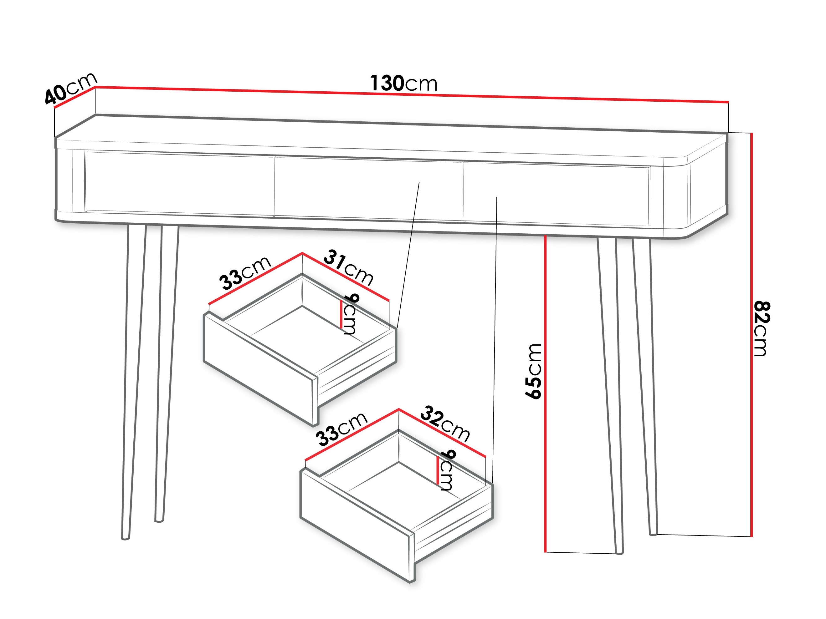 Mesa de oficina Lufela 114 (Cachemira + Mármol gris)
