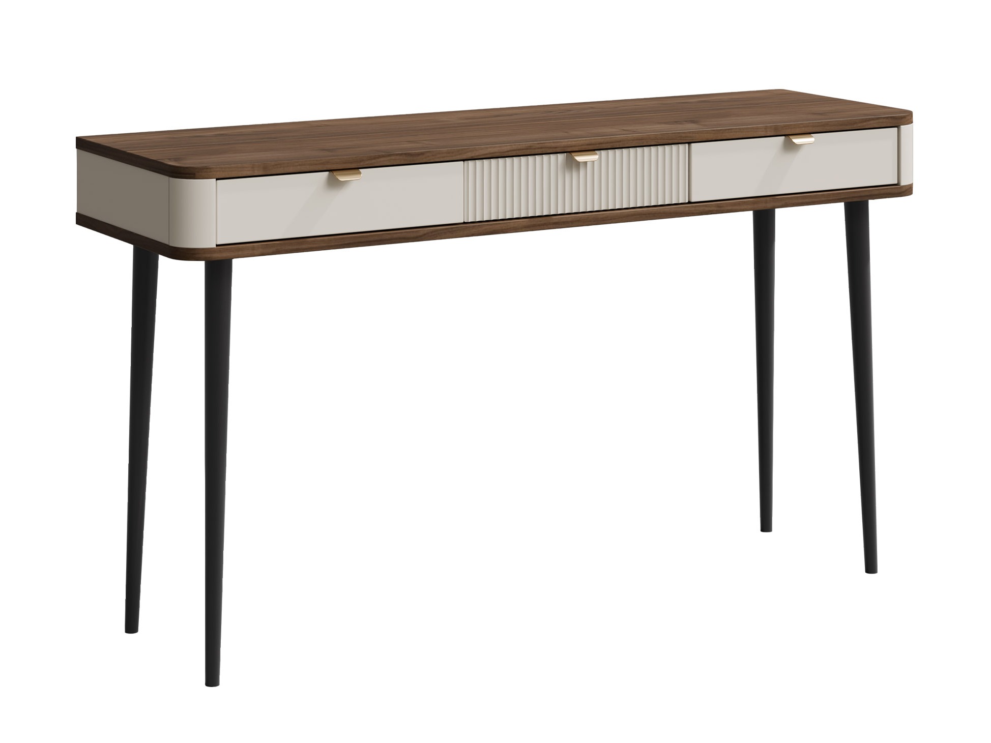 Mesa de oficina Lufela 114 (Cachemira + Nogal)