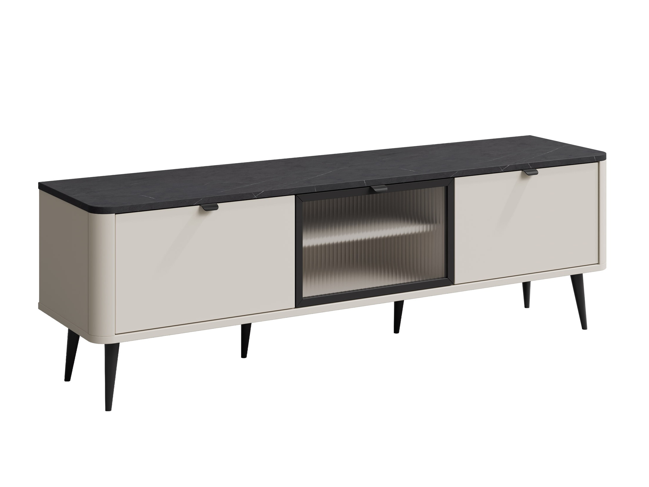 Mueble TV Lufela 111 (Cachemira + Mármol gris)