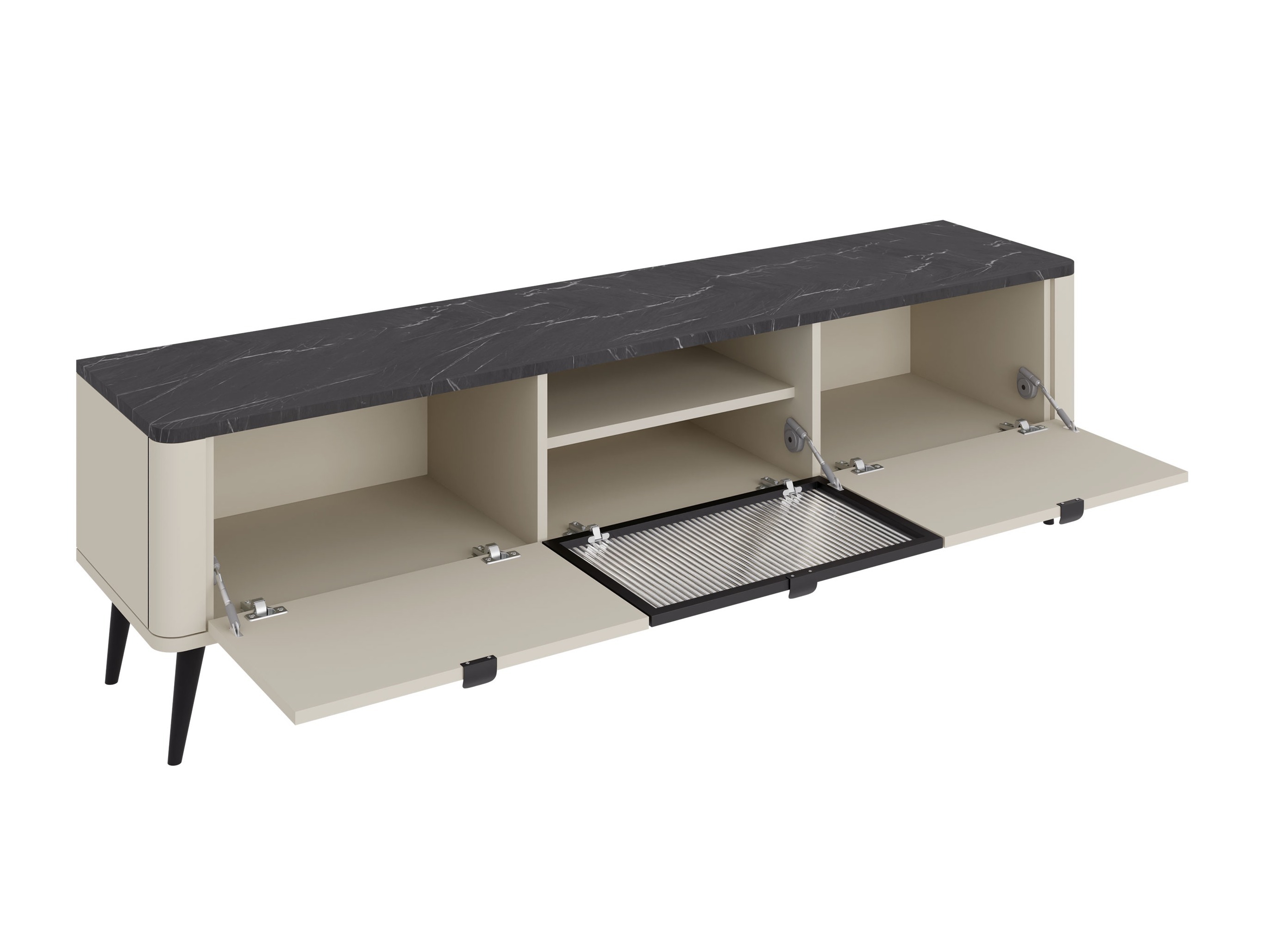 Mueble TV Lufela 111 (Cachemira + Mármol gris)