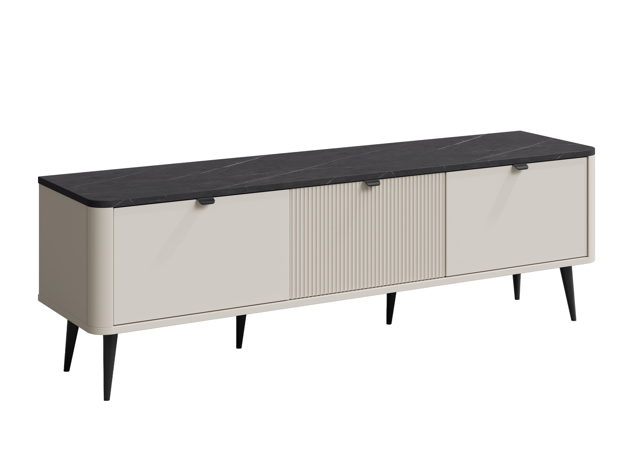 Mueble TV Lufela 112 (Cachemira + Mármol gris)
