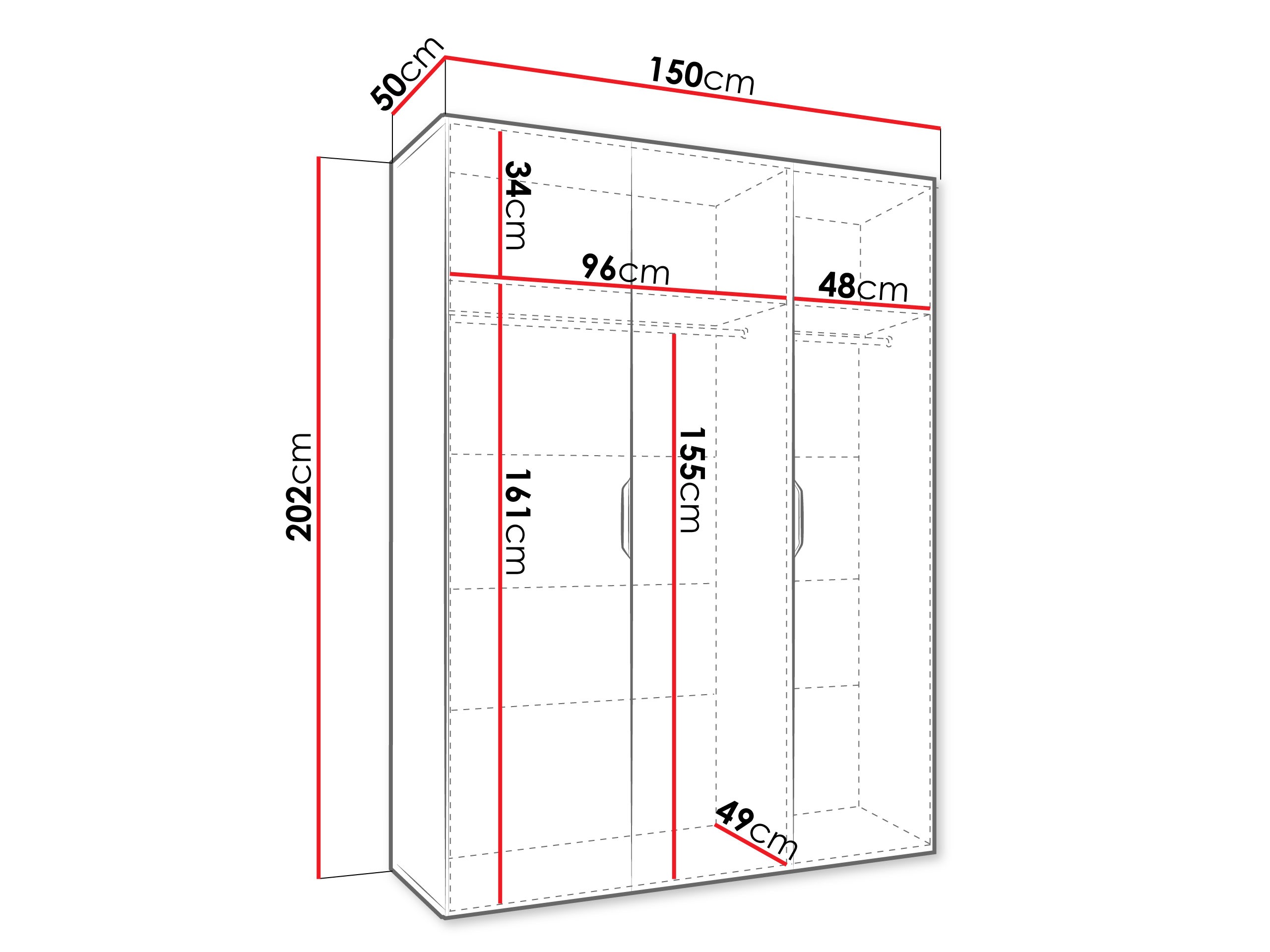 Armario Hartford 511 (Blanco)