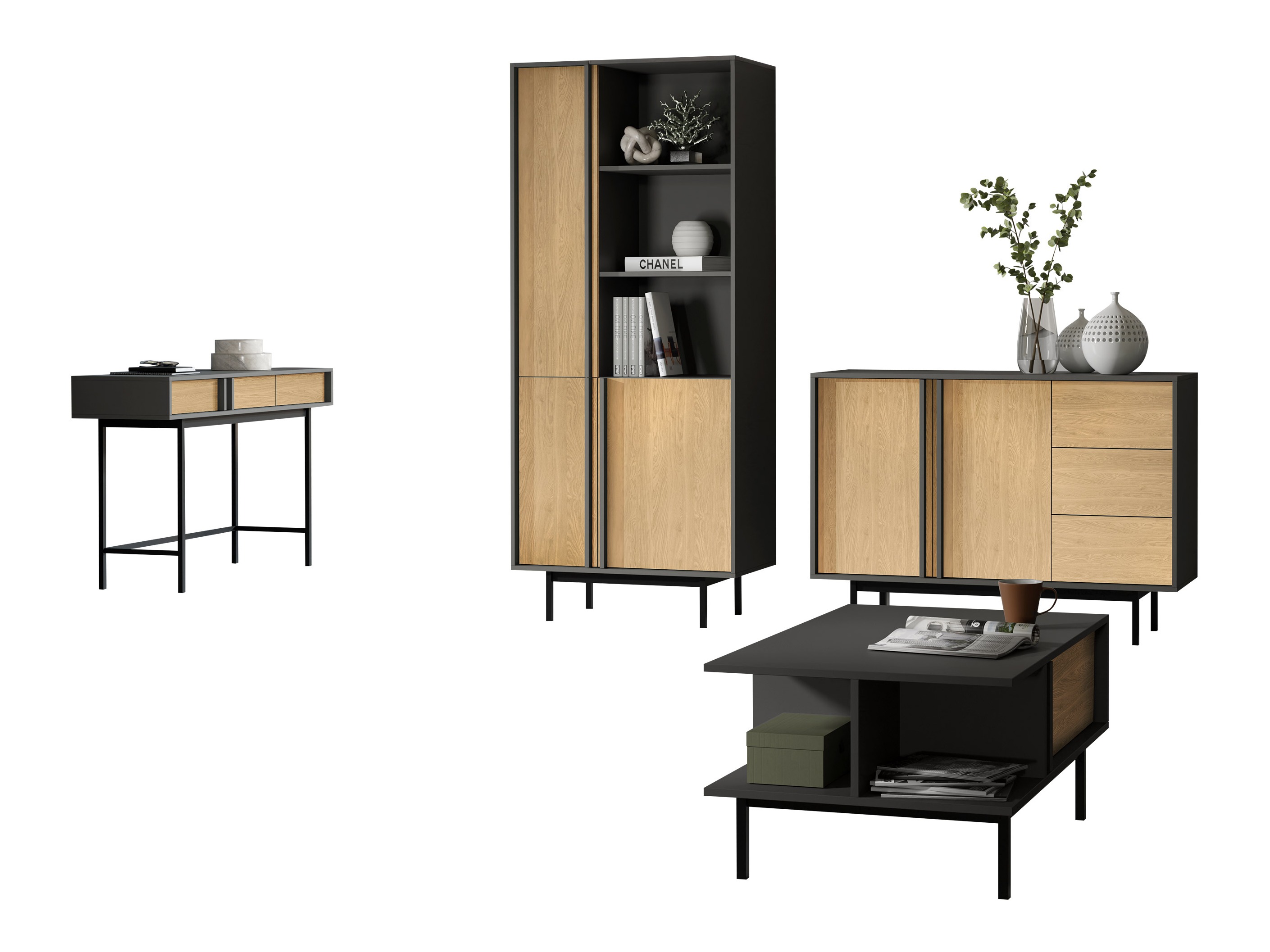 Conjunto de salón Levali 117 (Roble)