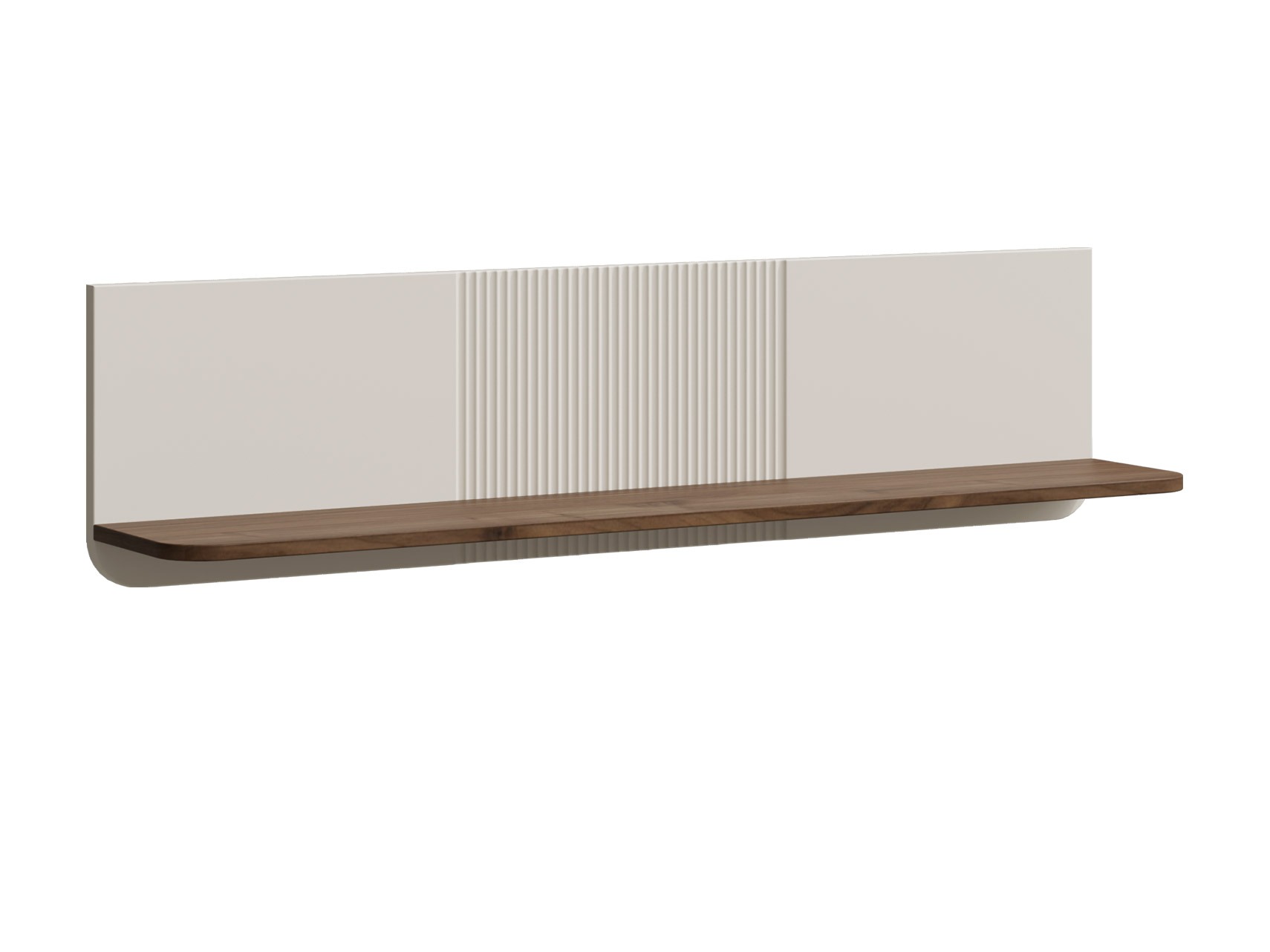 Estantería de pared Lufela 118 (Cachemira + Nogal)