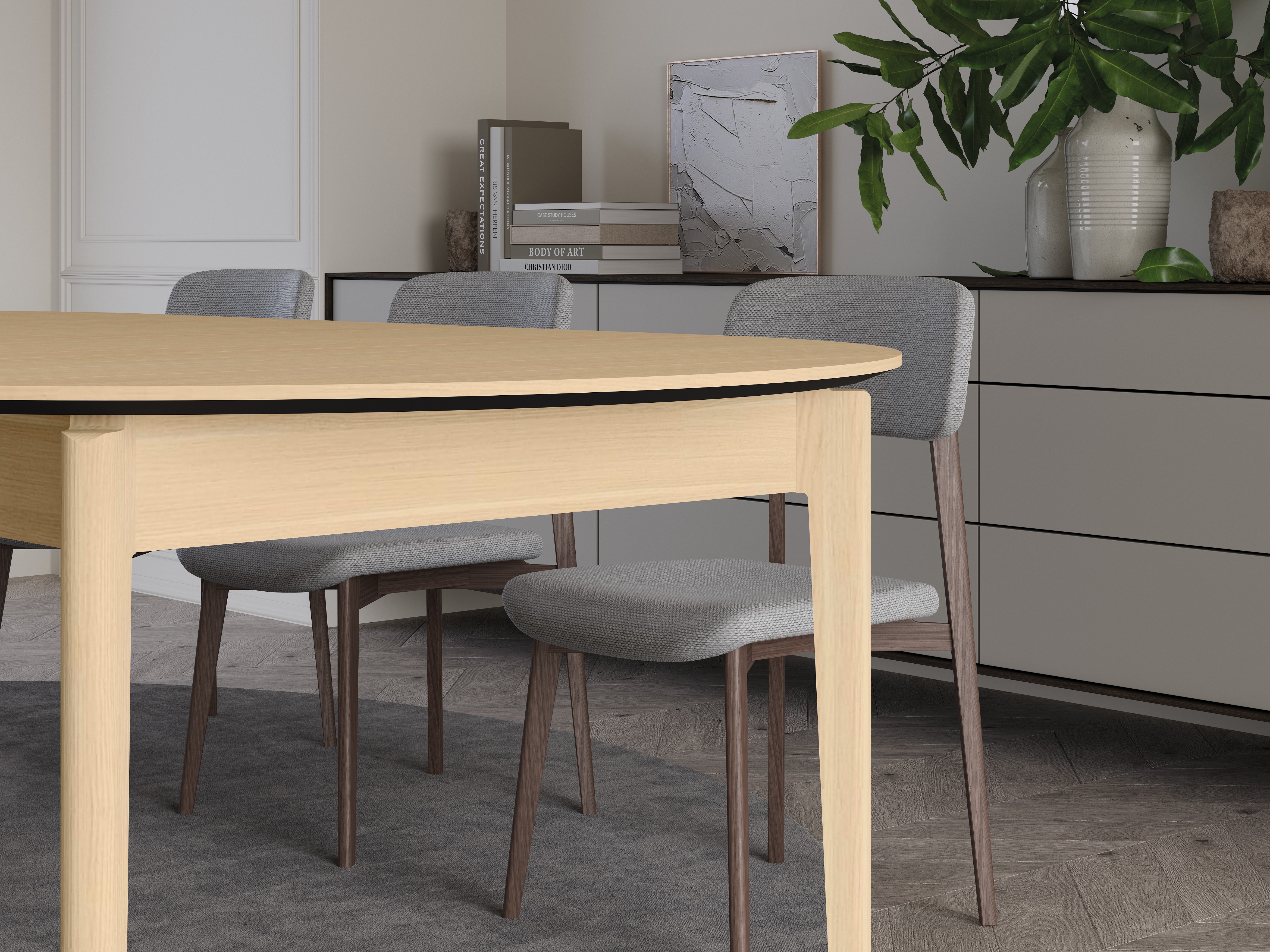 Mesa Fresno 175 (Roble claro)