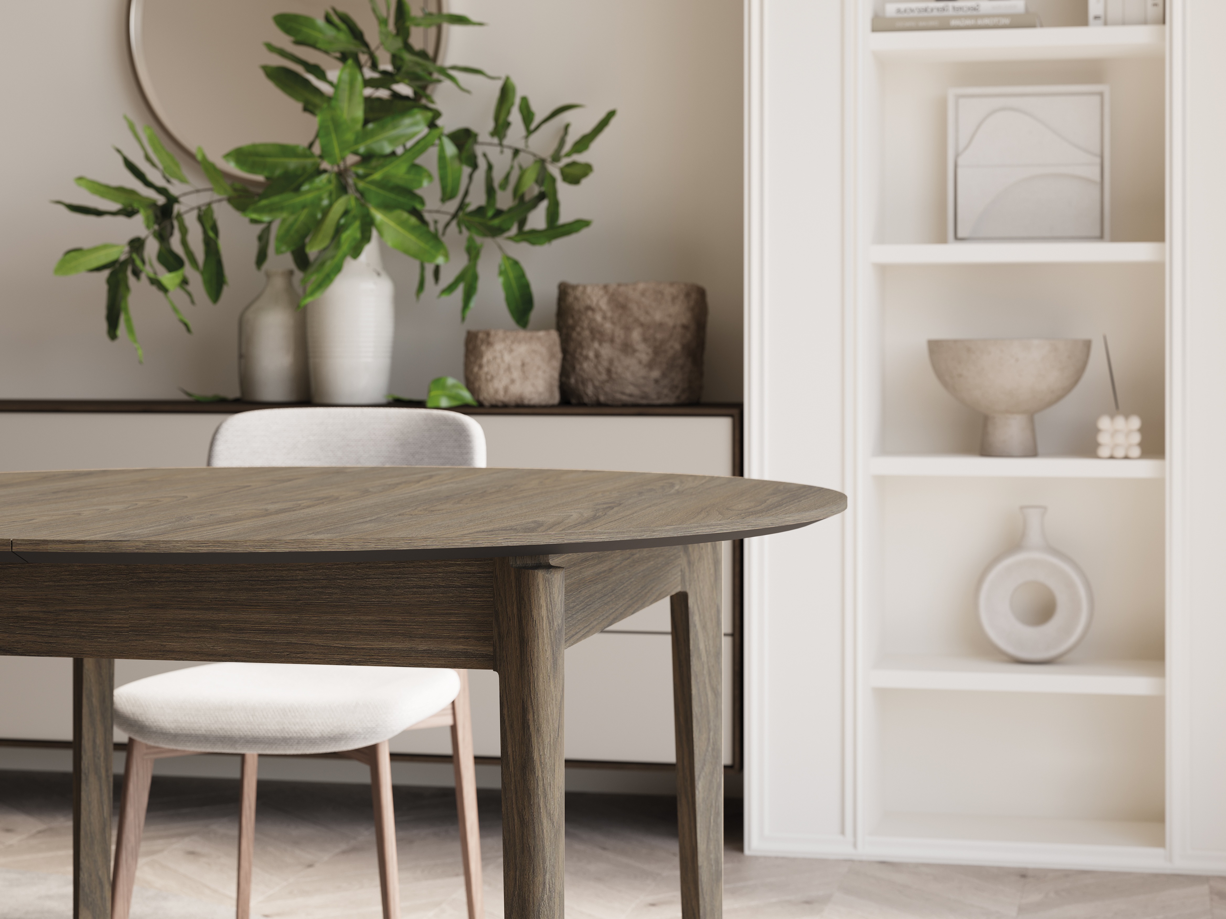 Mesa Fresno 175 (Roble oscuro)