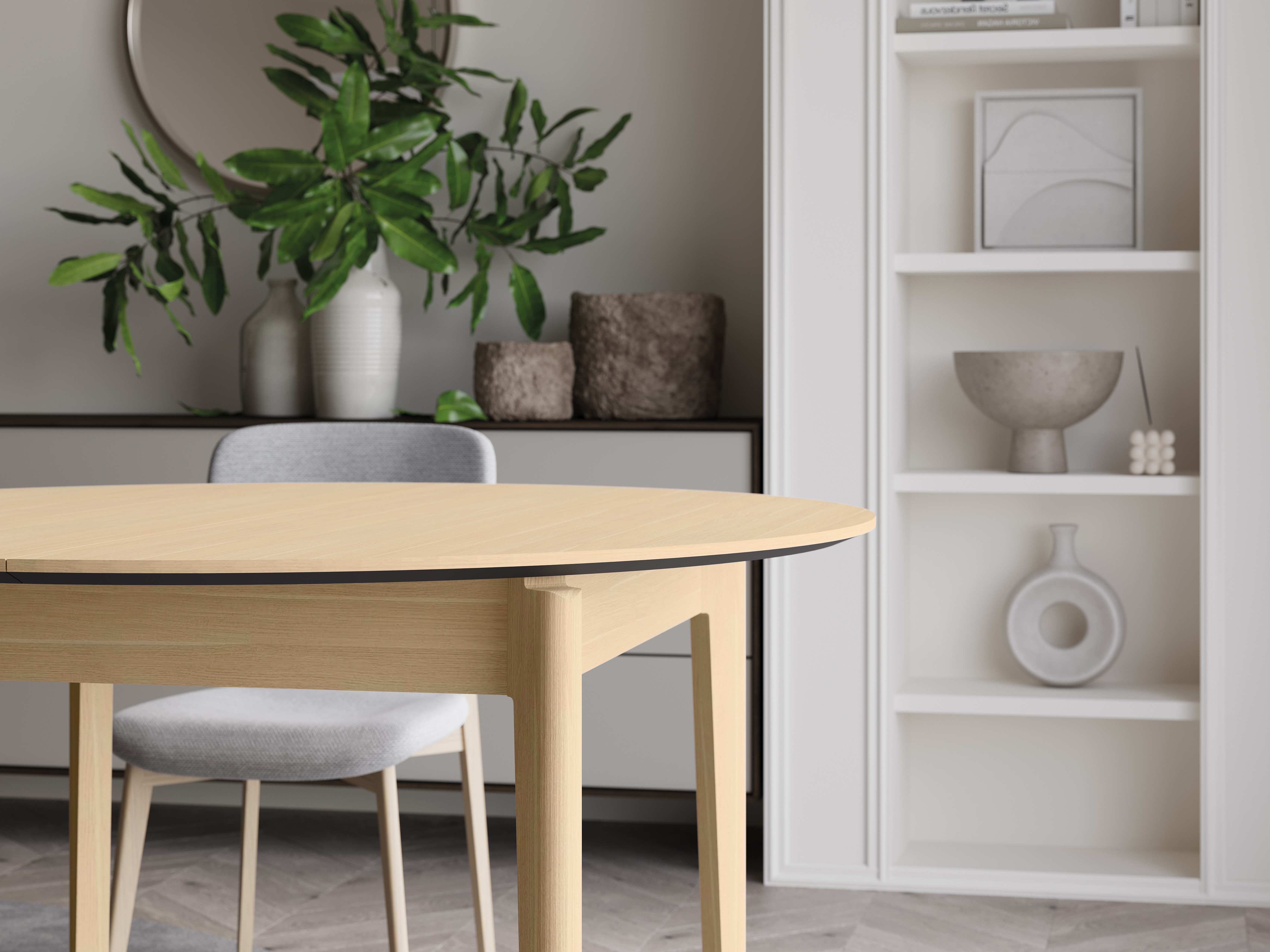 Mesa Fresno 180 (Roble claro)