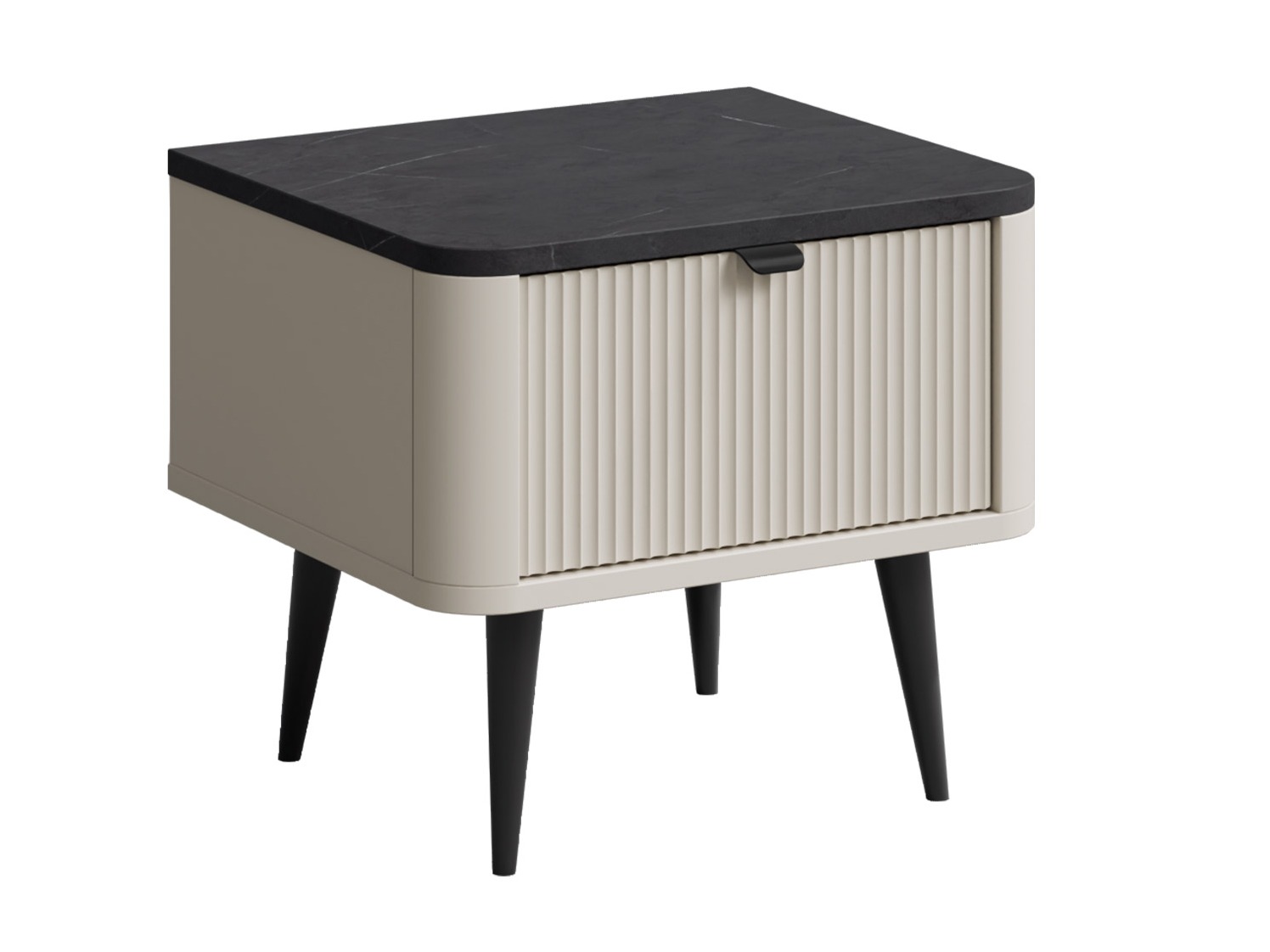 Mesilla de noche Lufela 116 (Cachemira + Mármol gris)