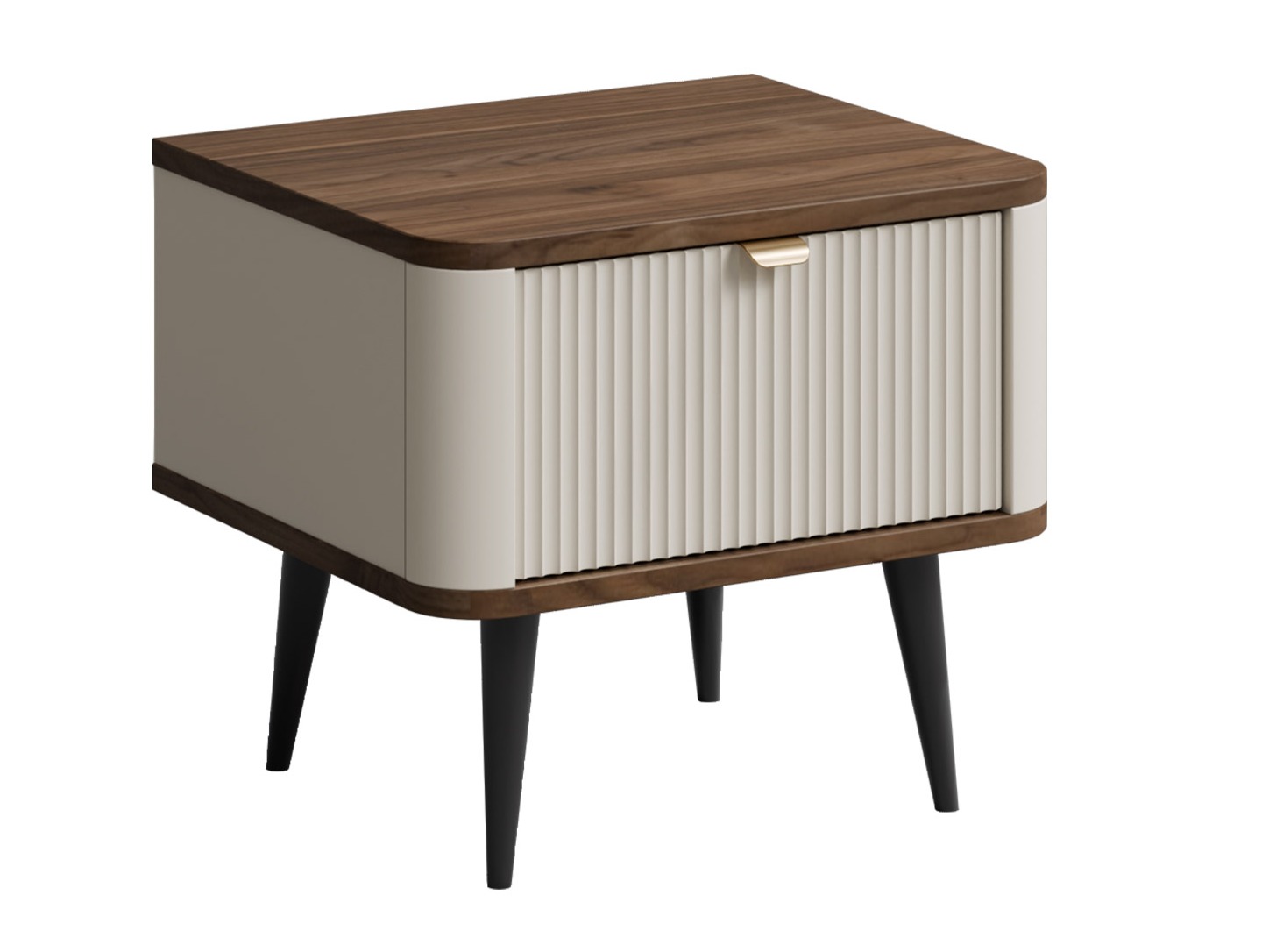 Mesilla de noche Lufela 116 (Cachemira + Nogal)