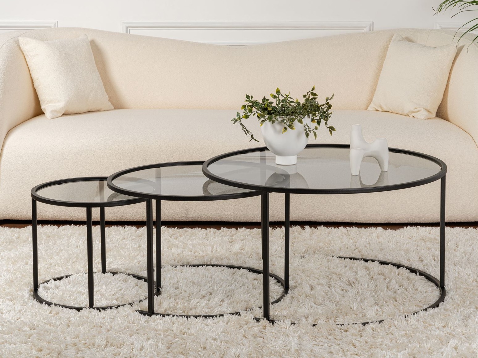 Conjunto mesa de centro Novato 120 (Negro)