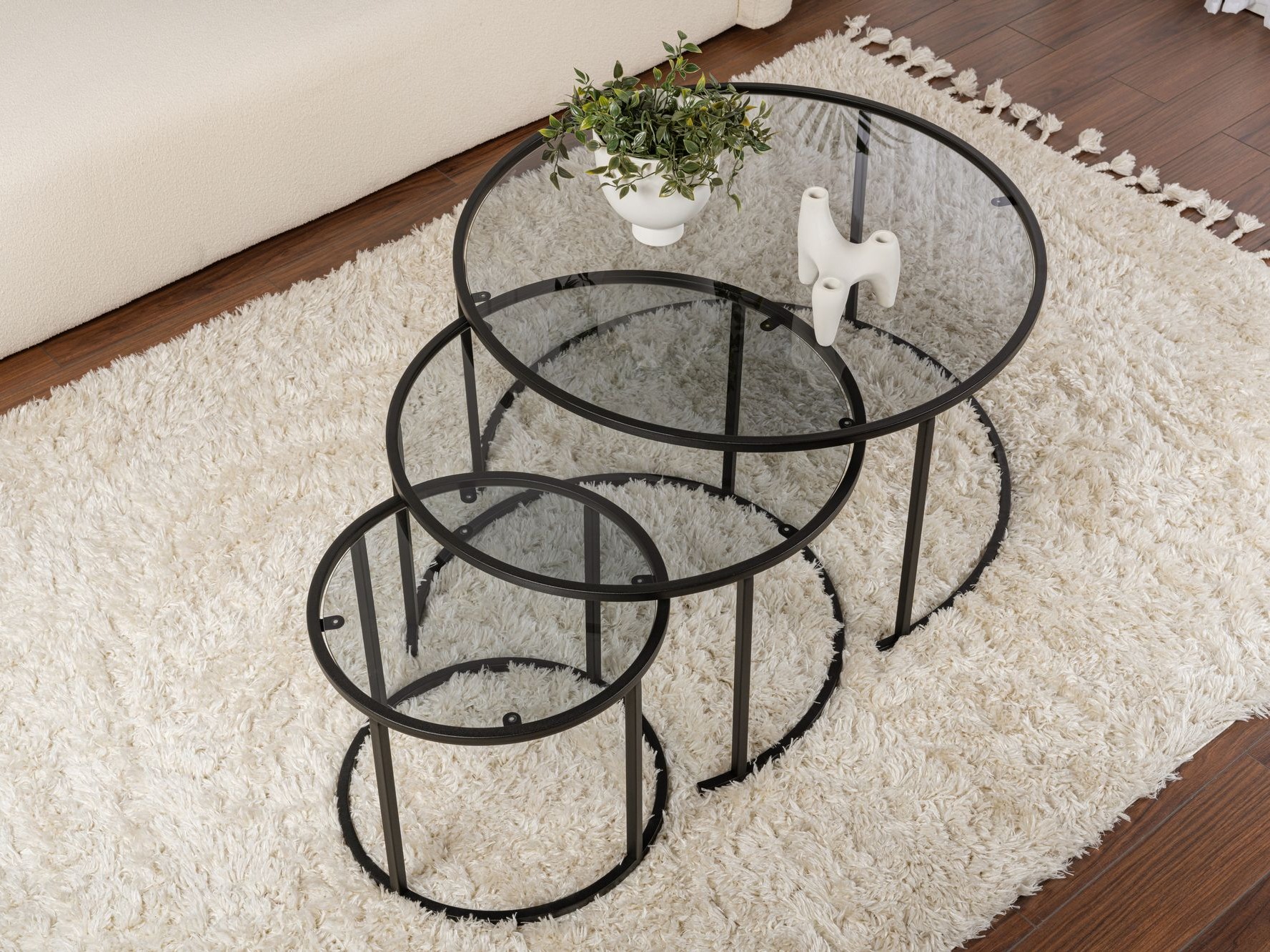 Conjunto mesa de centro Novato 120 (Negro)