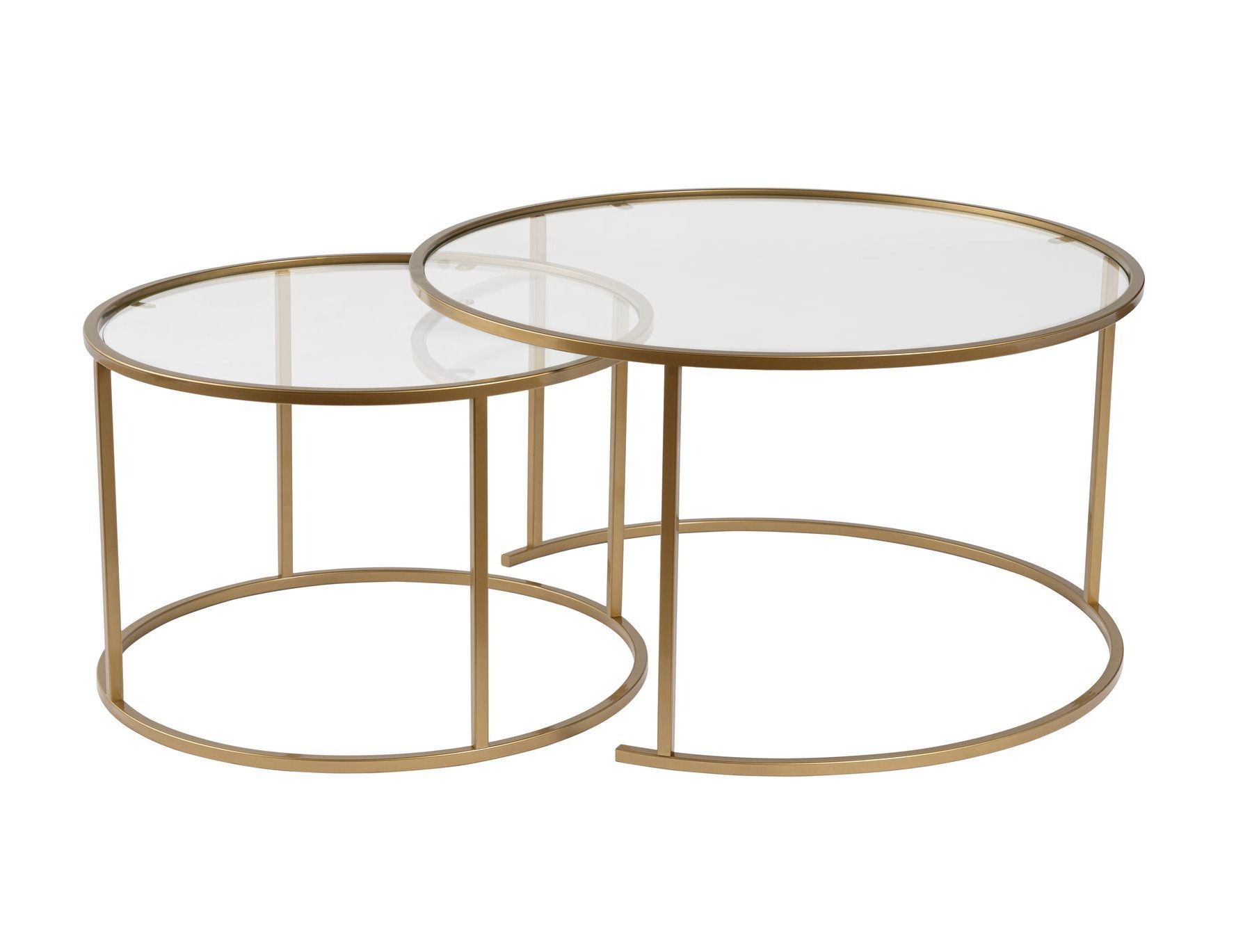 Conjunto mesa de centro Novato 121 (Dorado)