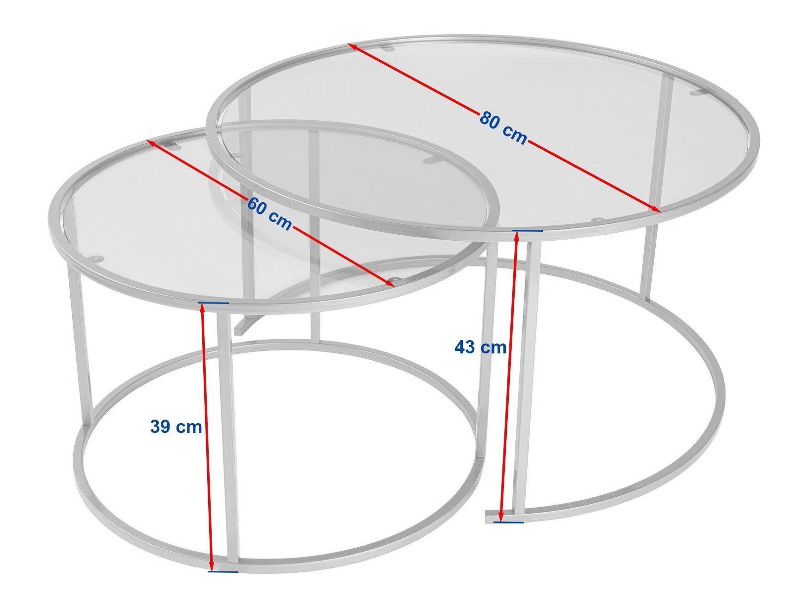 Conjunto mesa de centro Novato 121 (Dorado)