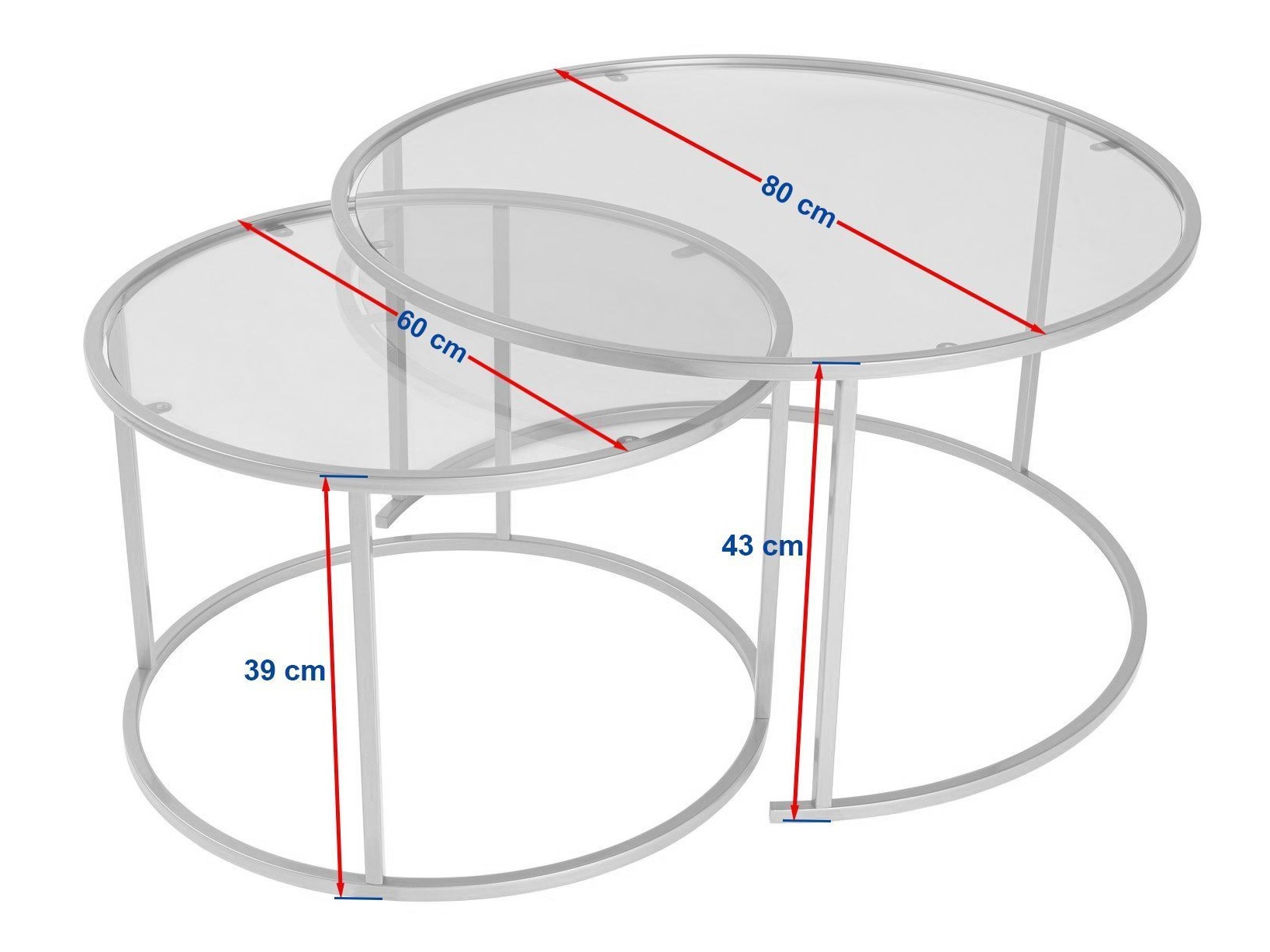 Conjunto mesa de centro Novato 121 (Negro)