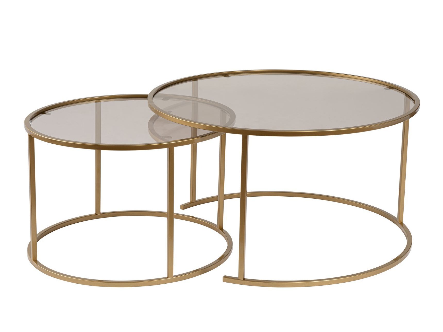 Conjunto mesa de centro Novato 122 (Dorado)