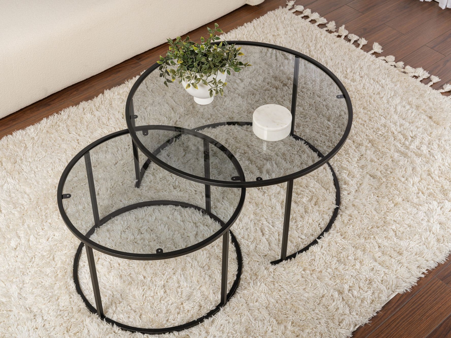 Conjunto mesa de centro Novato 122 (Negro)