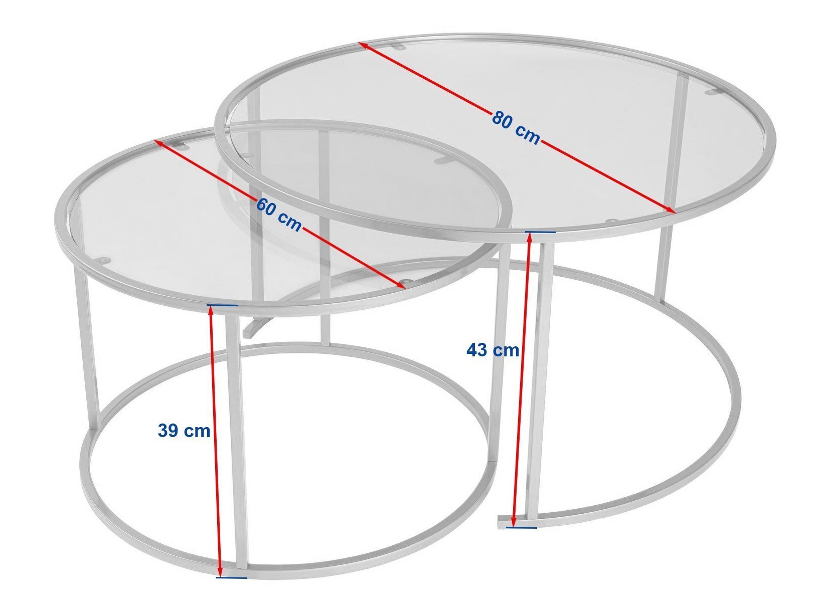 Conjunto mesa de centro Novato 122 (Negro)