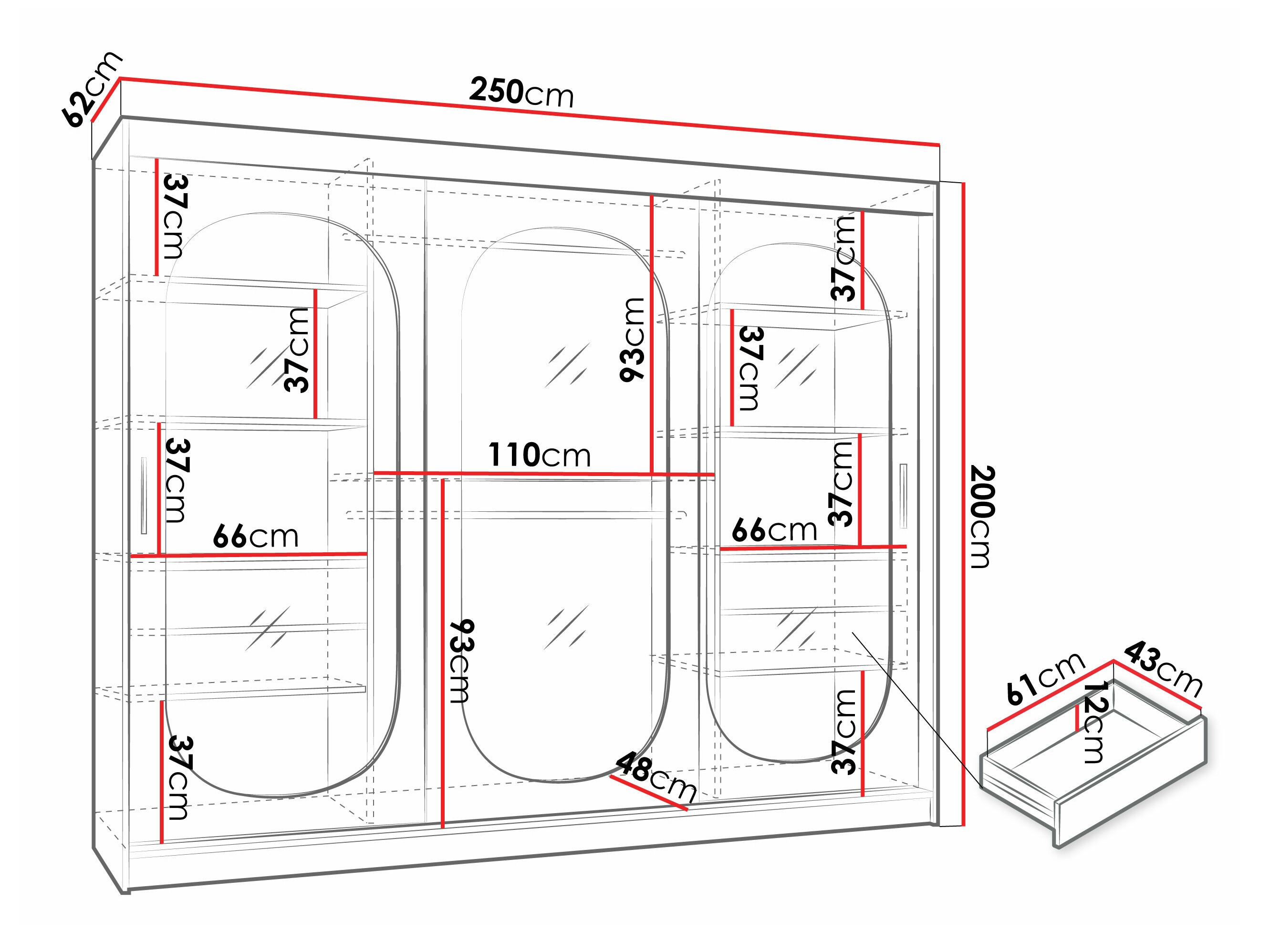 Armario Hartford 522 (Cachemira)