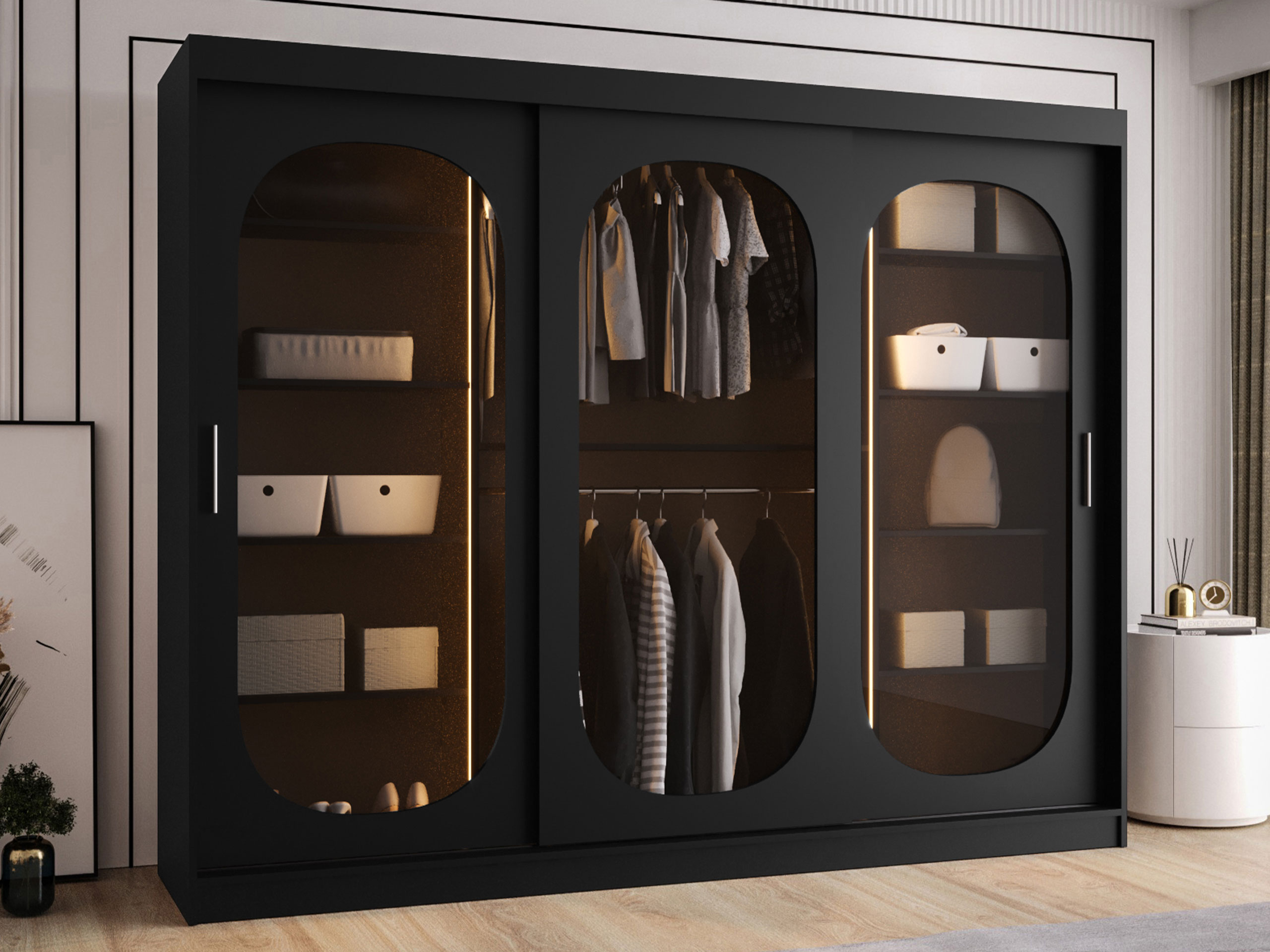 Armario Hartford 522 (Negro)