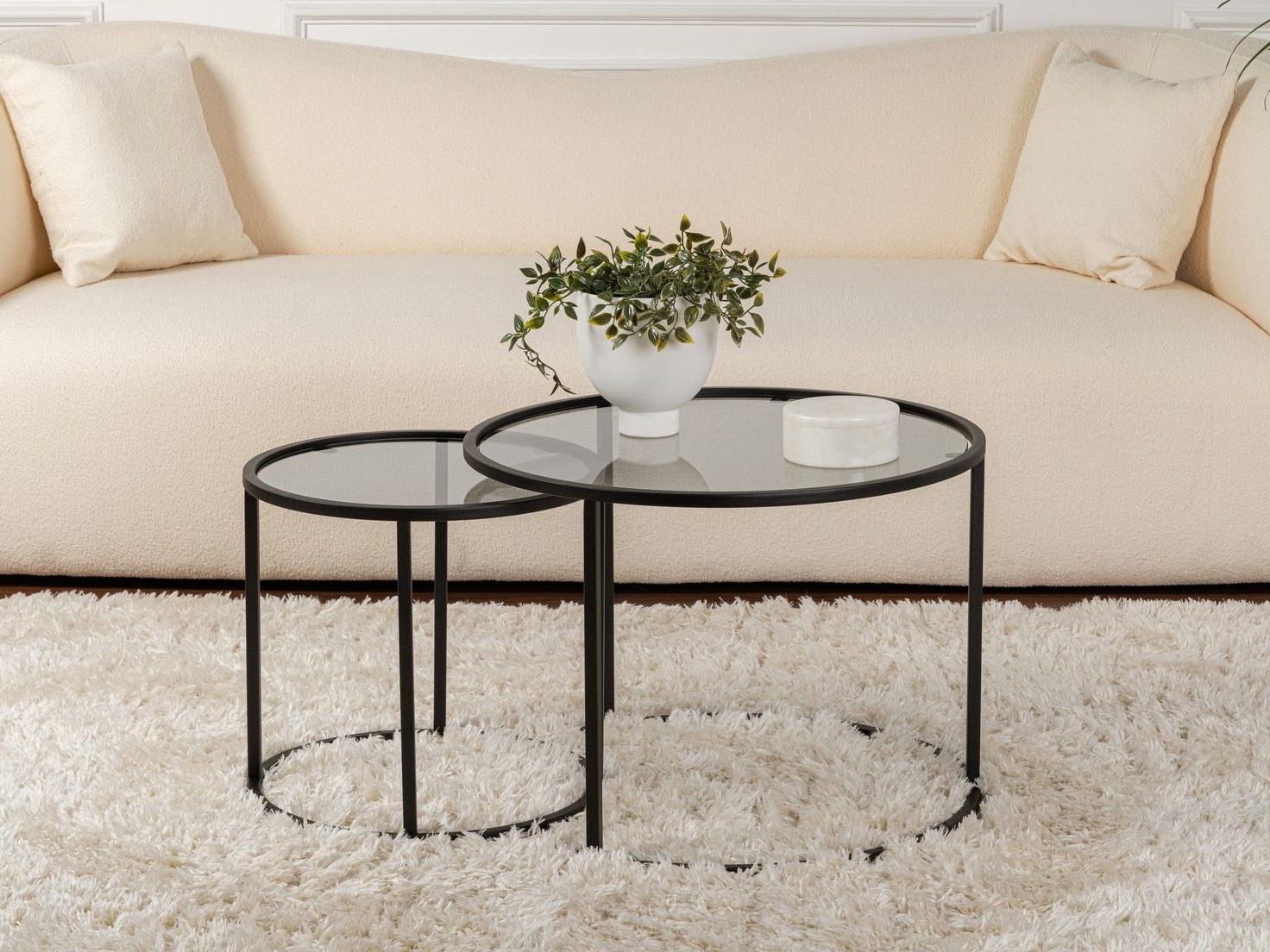 Conjunto mesa de centro Novato 124 (Negro)