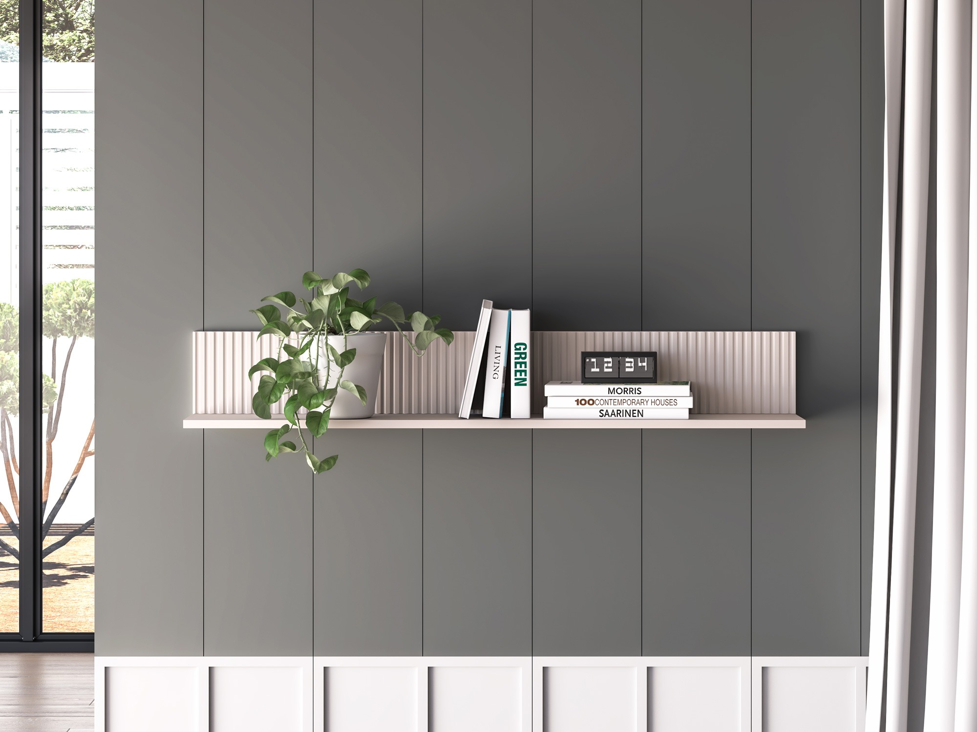 Estantería de pared Vircalu 107