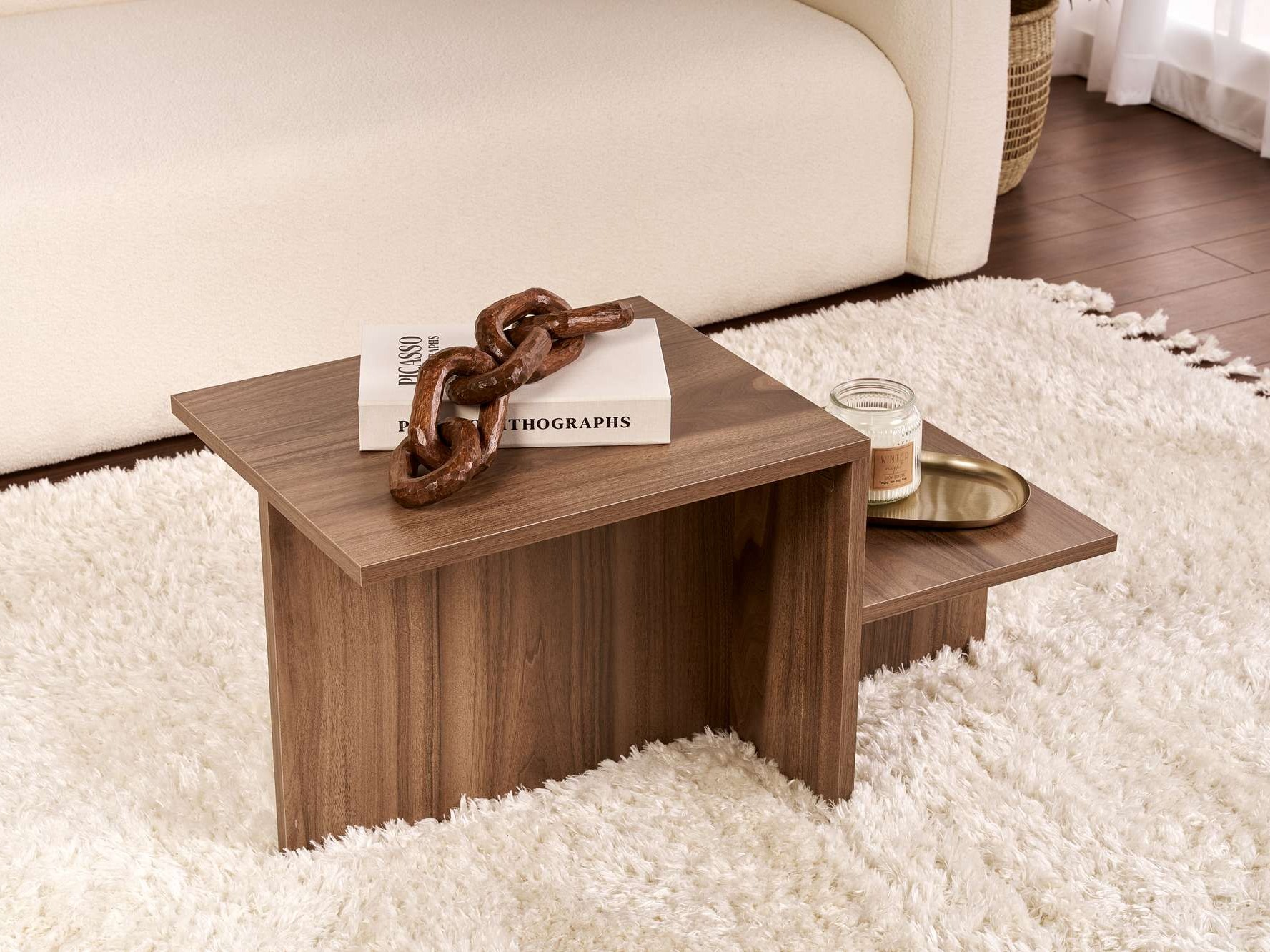 Mesa de centro Novato 104 (Nogal)