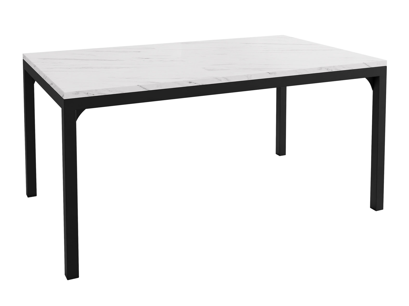 Mesa de centro Oswego 138 (Mármol blanco + Negro)