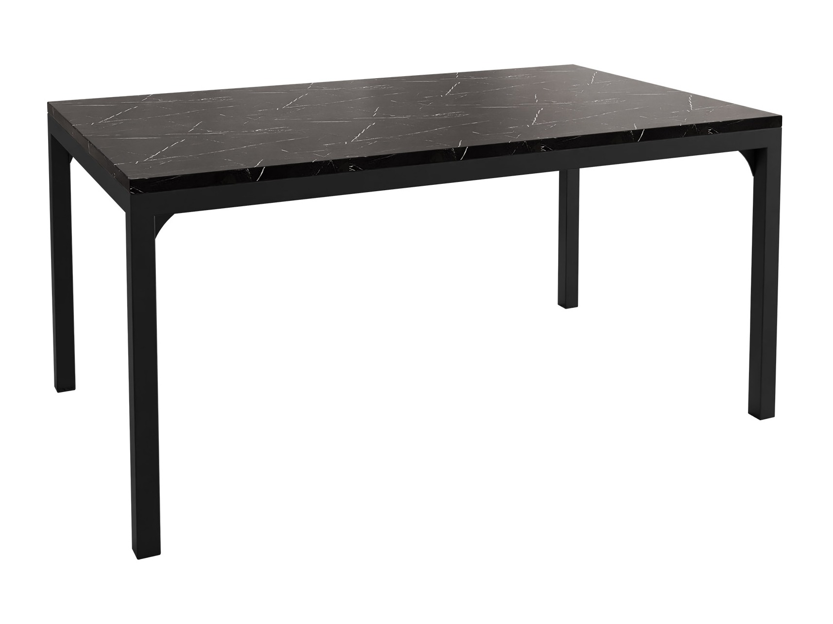 Mesa de centro Oswego 138 (Mármol negro + Negro)