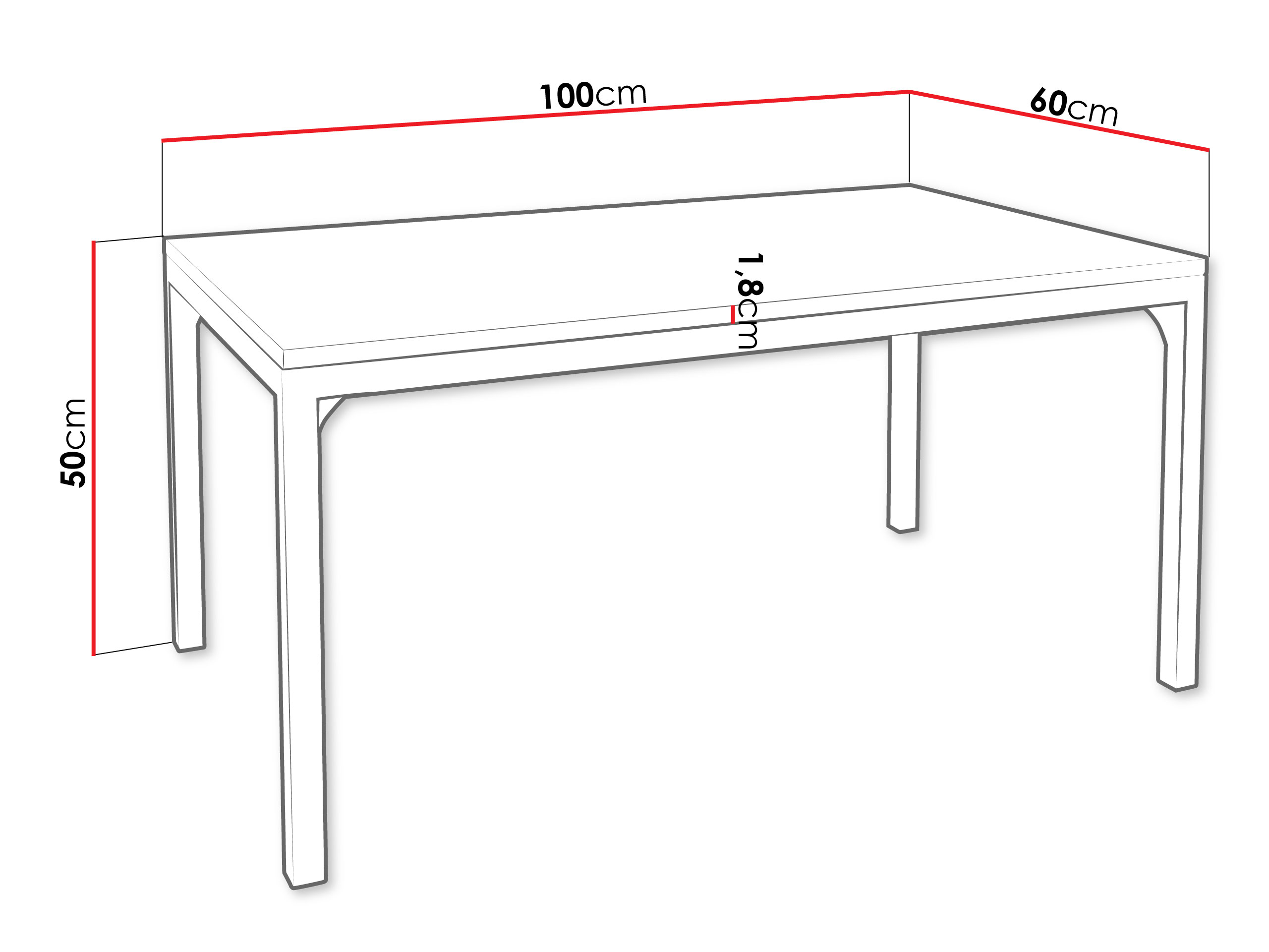 Mesa de centro Oswego 138 (Negro)