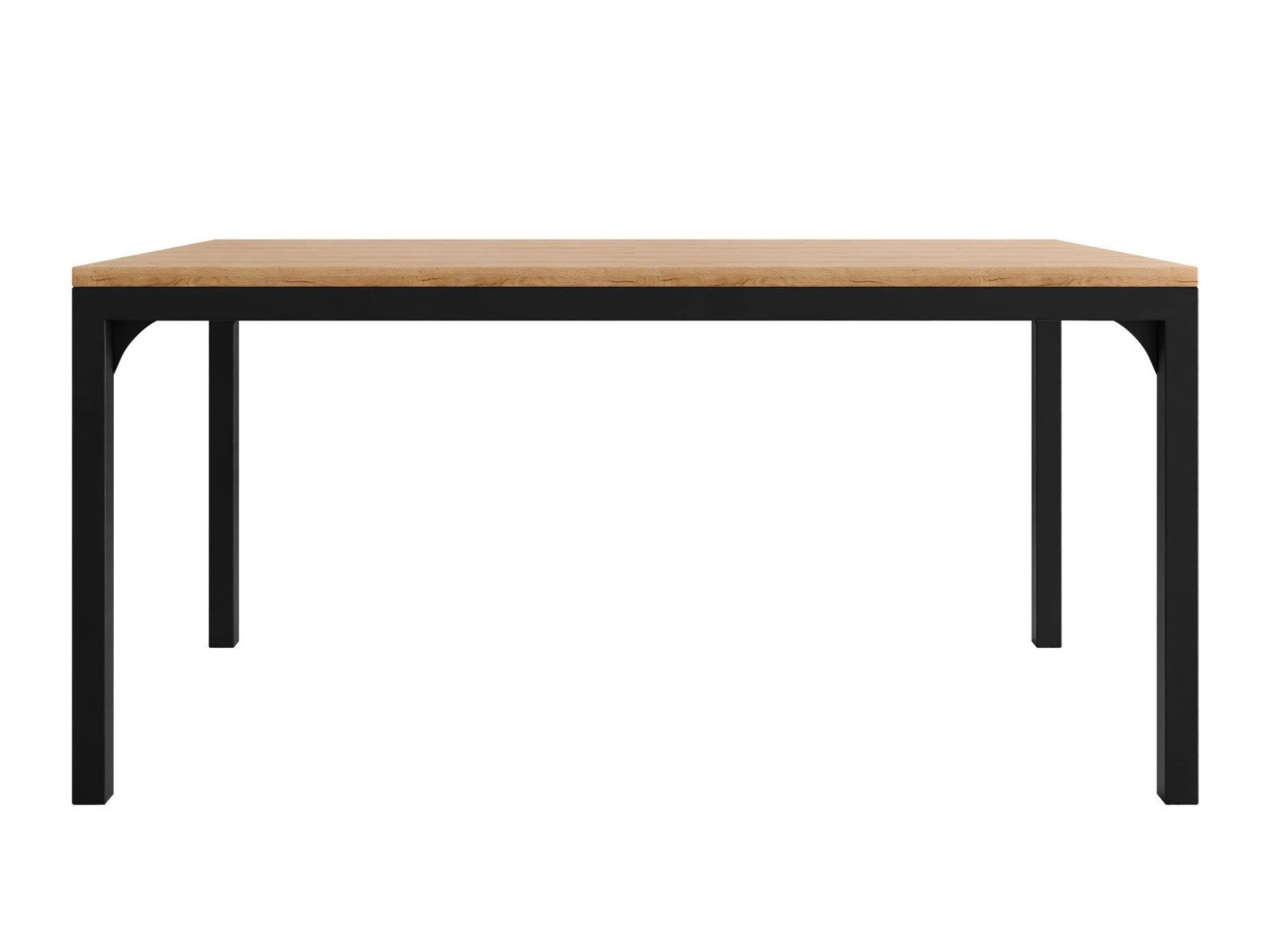 Mesa de centro Oswego 138 (Roble dorado artesanal + Negro)