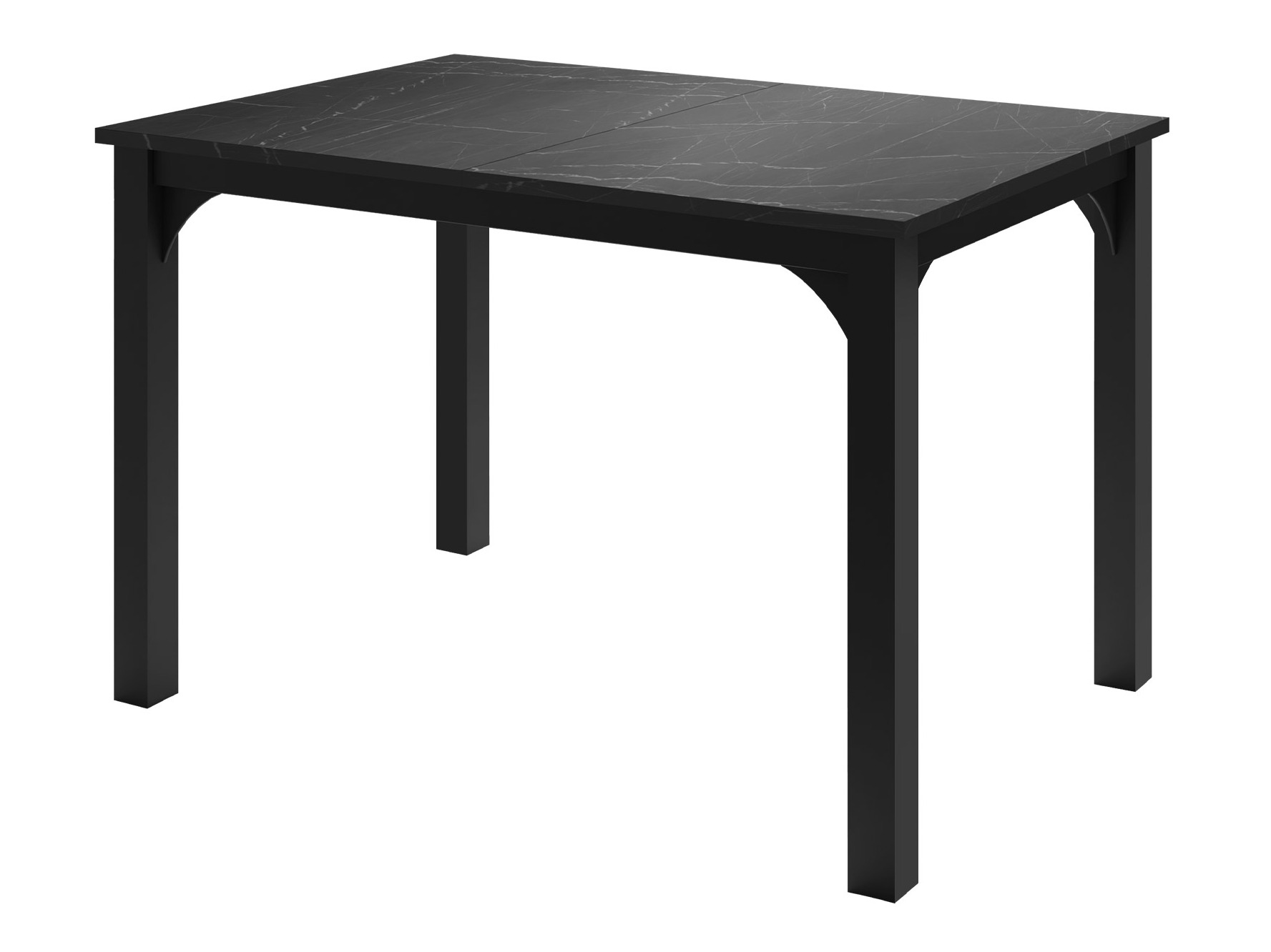 Mesa Oswego 135 (Mármol negro + Negro)