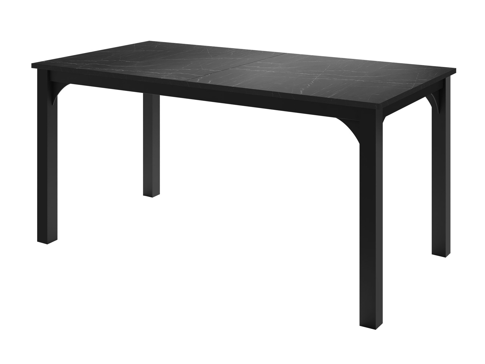 Mesa Oswego 137 (Mármol negro + Negro)