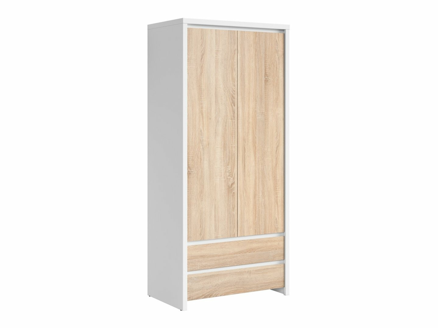 Armario Nolroma 117 (Blanco + Roble Sonoma)