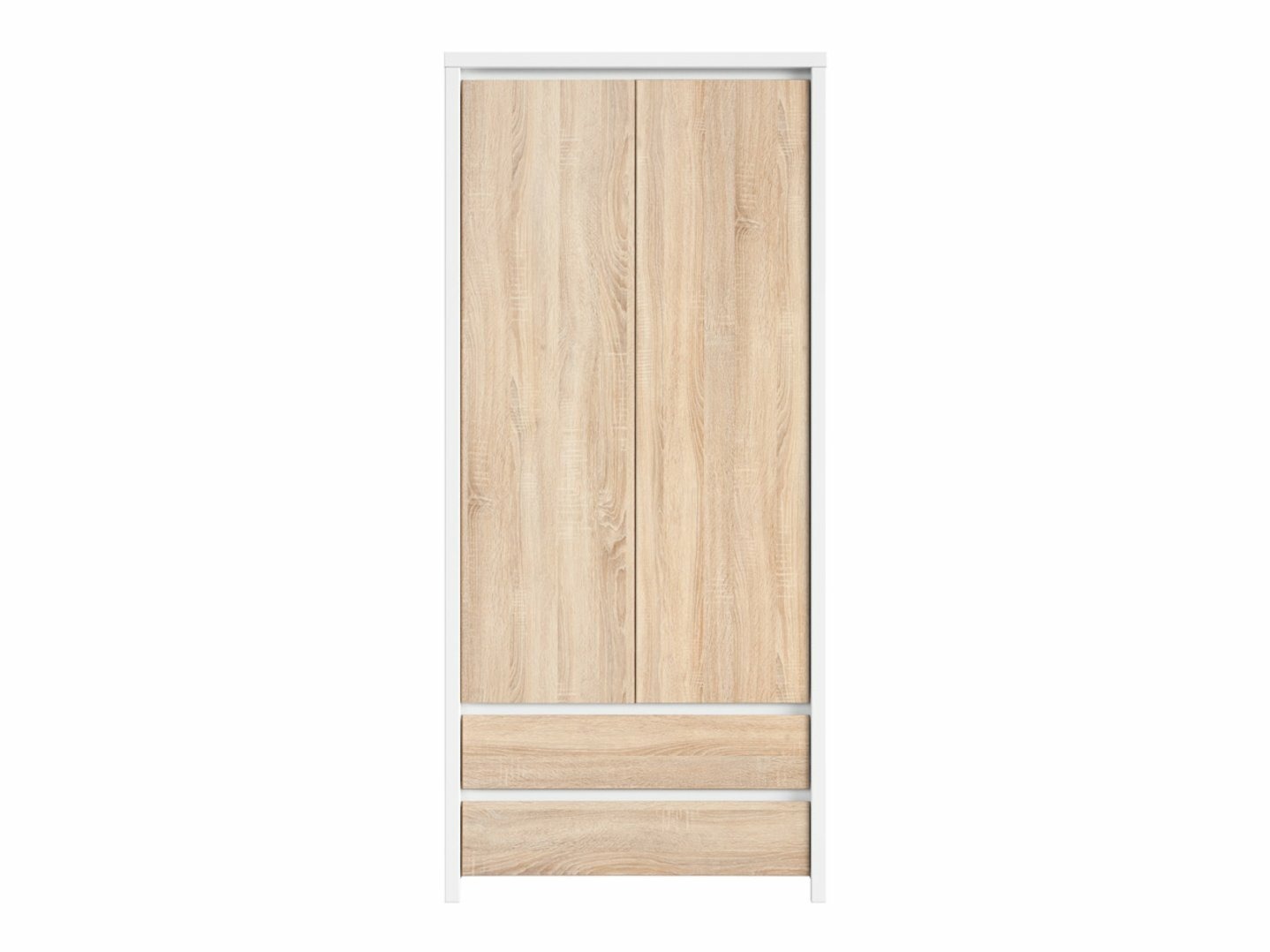 Armario Nolroma 117 (Blanco + Roble Sonoma)