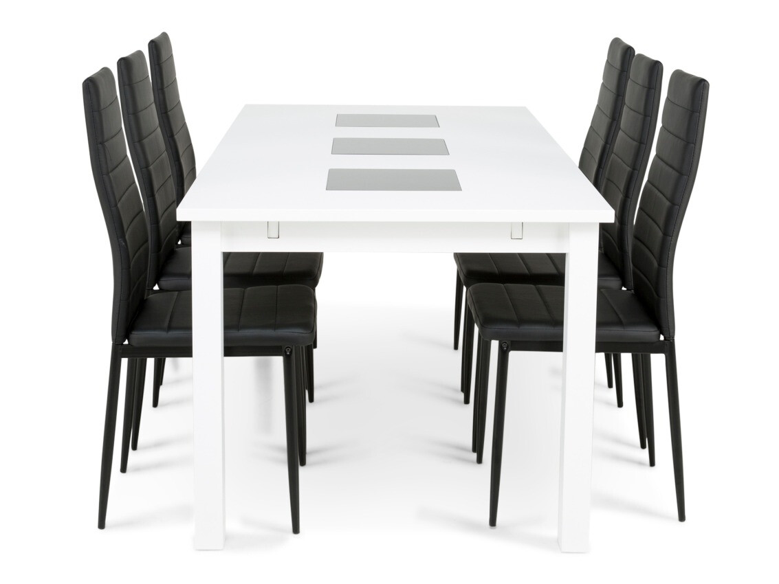 Conjunto de comedor Scandinavian Choice 653 (Negro)