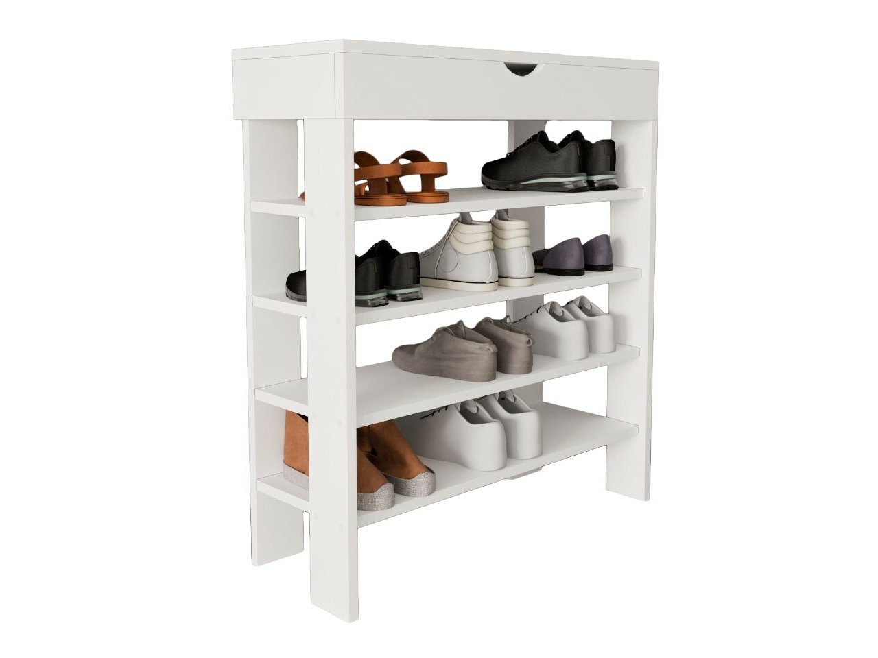 Estante para zapatos Kailua 2519 (Blanco)