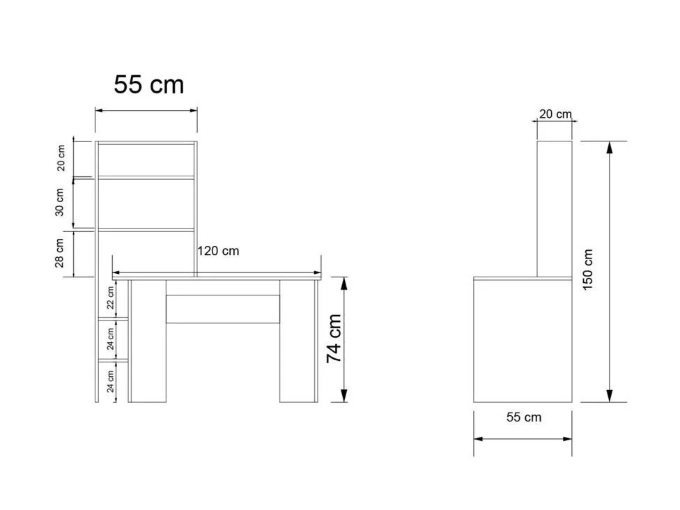 Mesa de oficina Kailua 2517