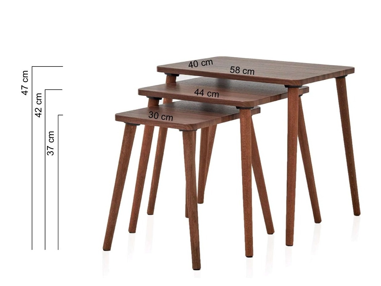 Conjunto mesa de centro Kailua 2524