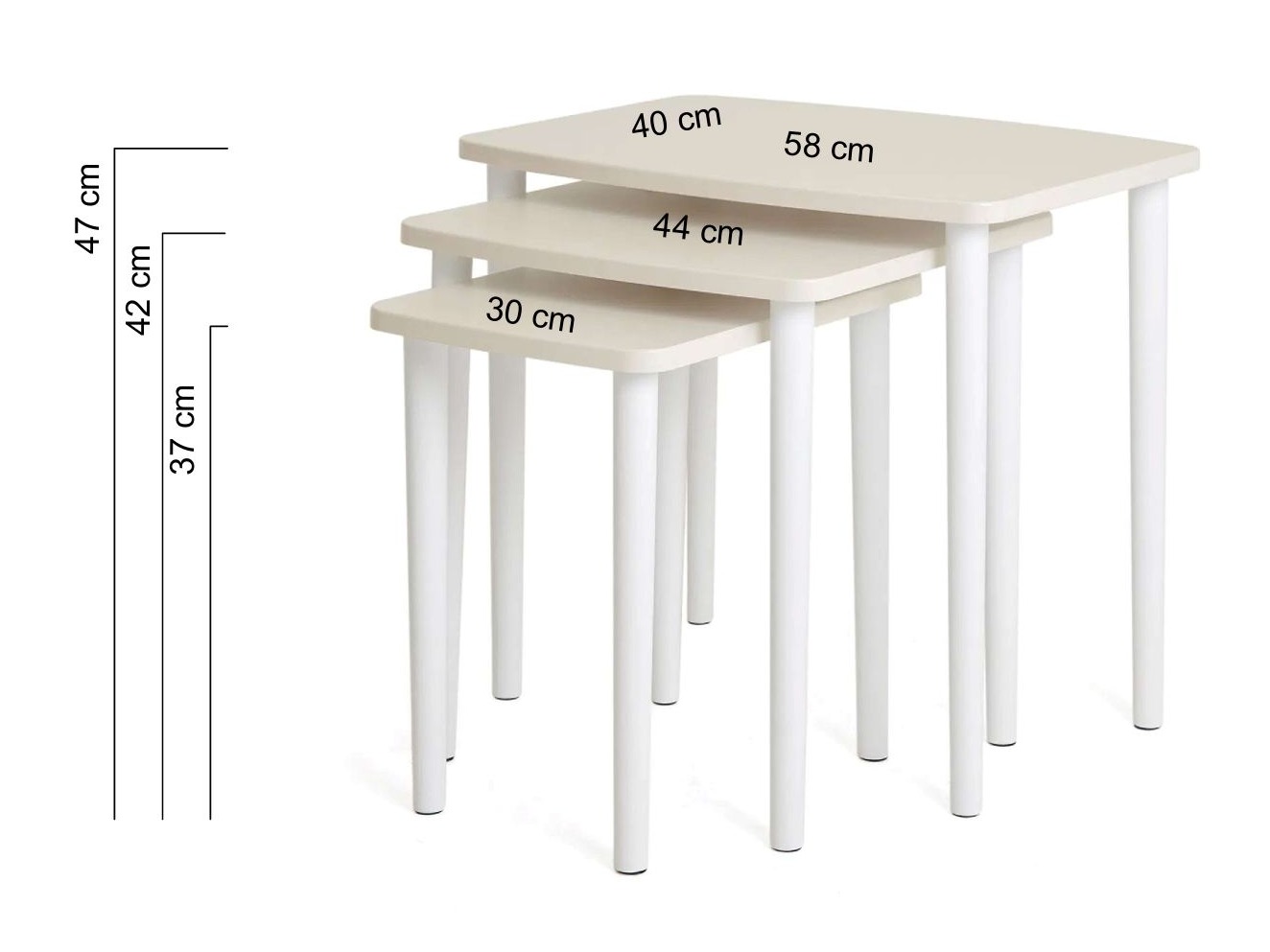 Conjunto mesa de centro Kailua 2526
