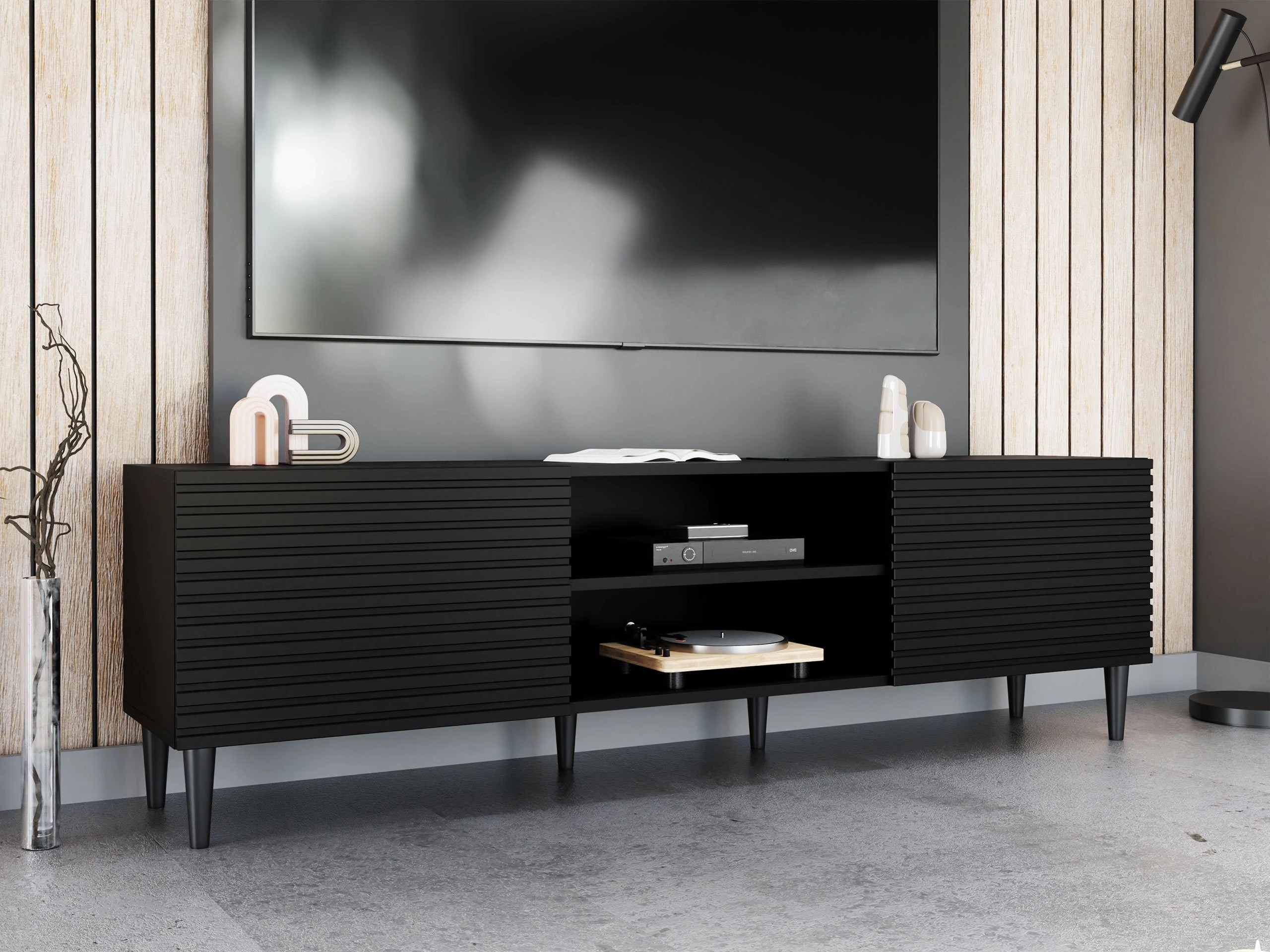 Mueble TV Comfivo Mavmono 106 (Negro)