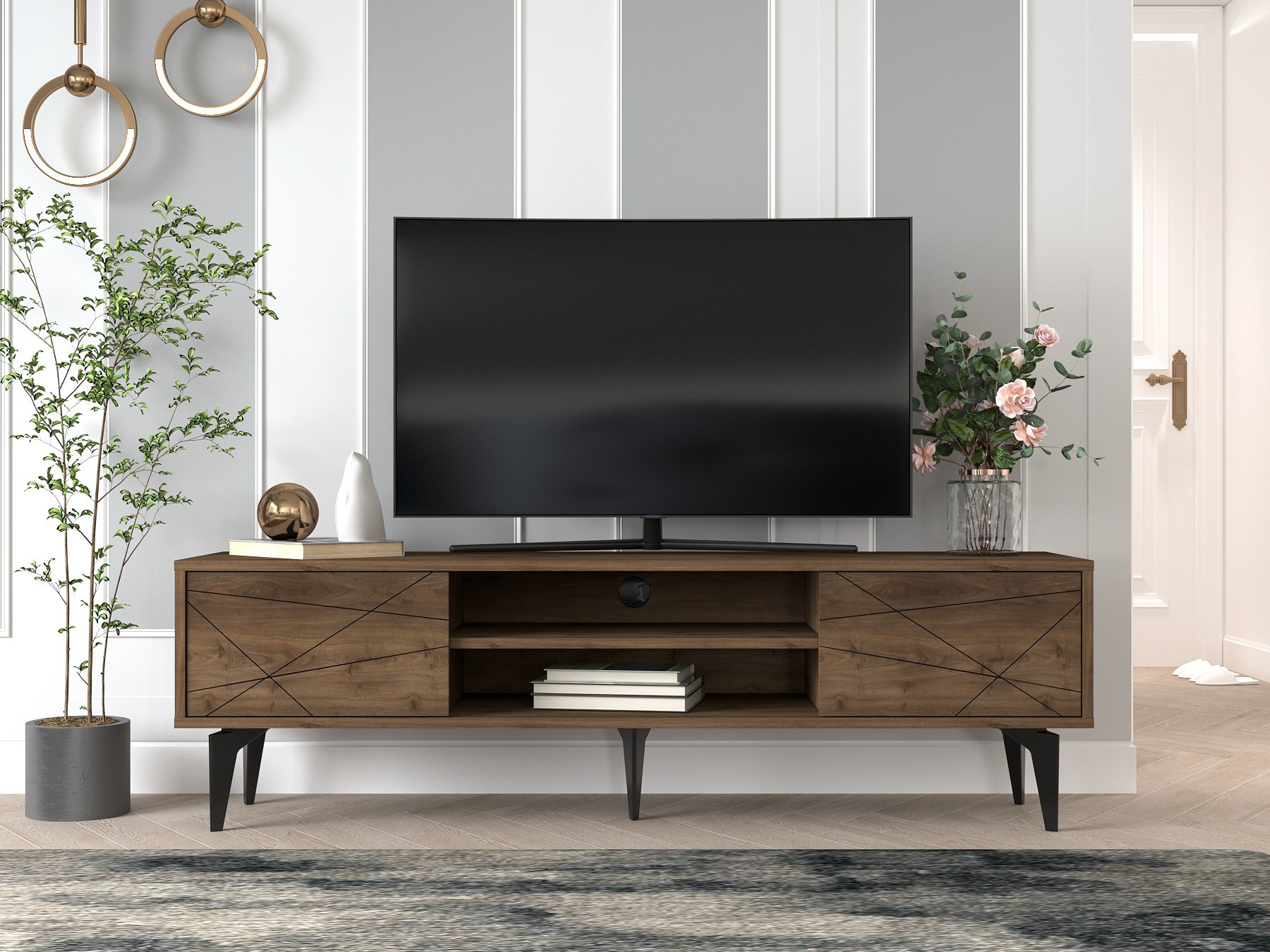 Mueble TV Kailua 2535 (Nogal)