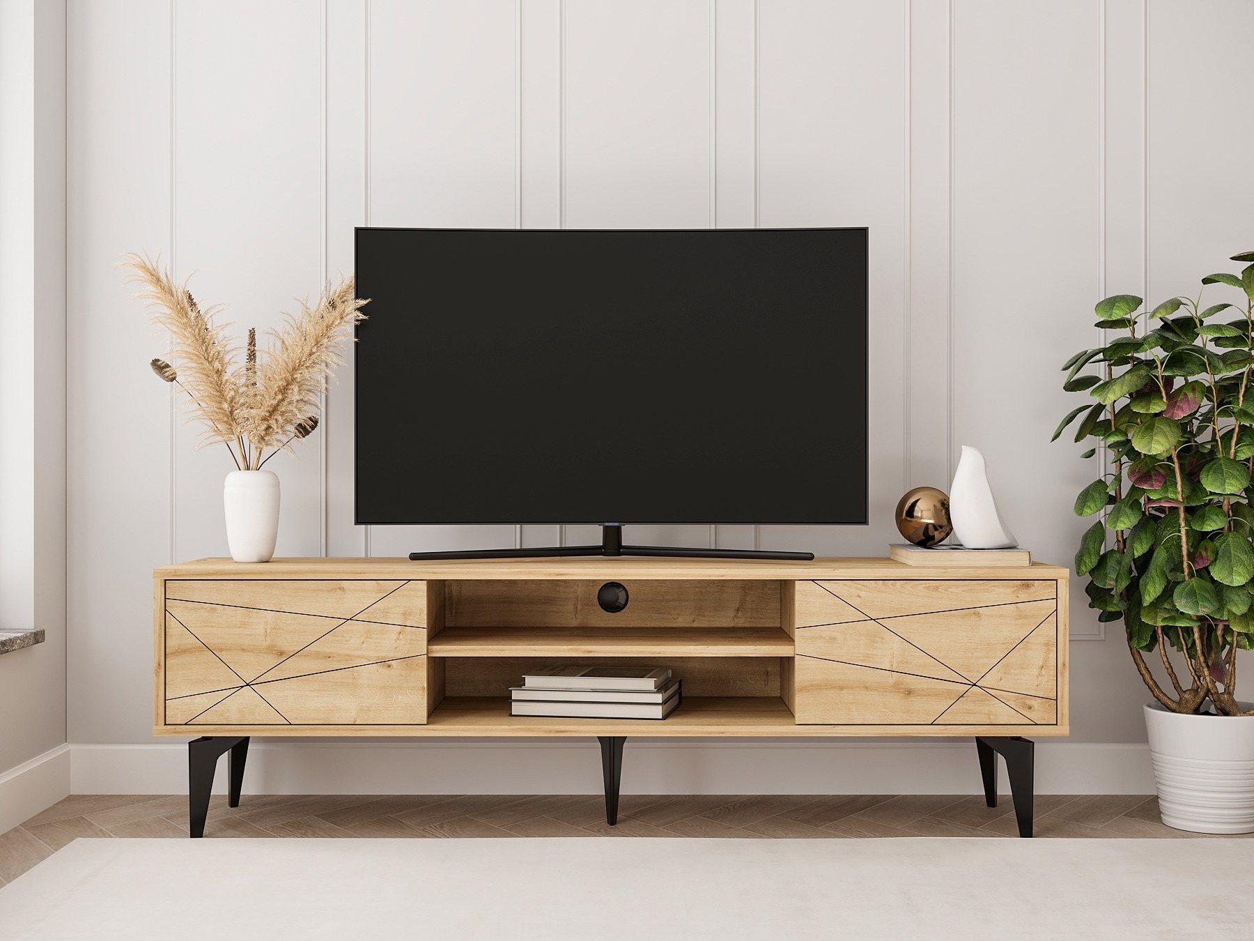 Mueble TV Kailua 2535 (Roble)