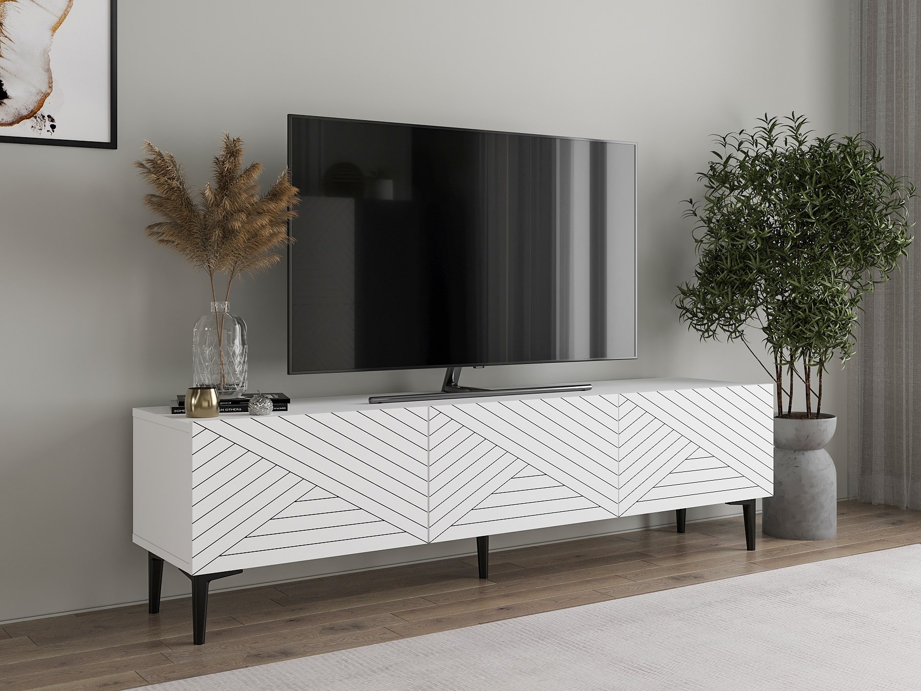 Mueble TV Kailua 2536 (Blanco)