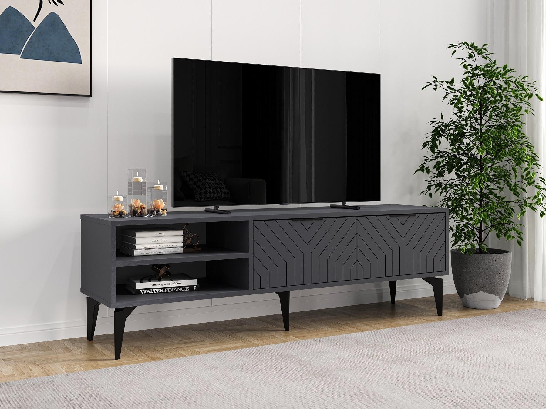 Mueble TV Kailua 2538 (Antracita)